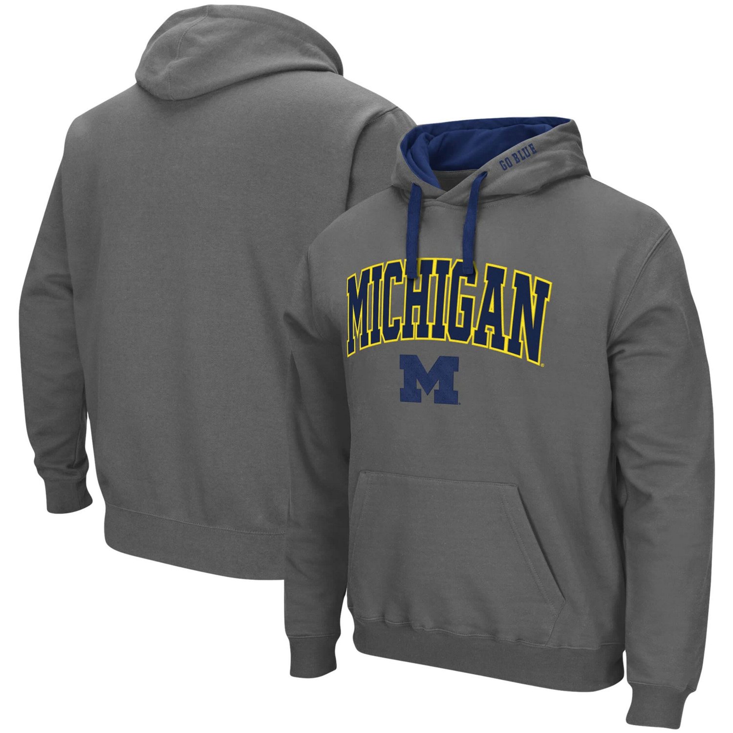 Colosseum Michigan Wolverines Big  Tall Arch Logo 20 Pullover Hoodie
