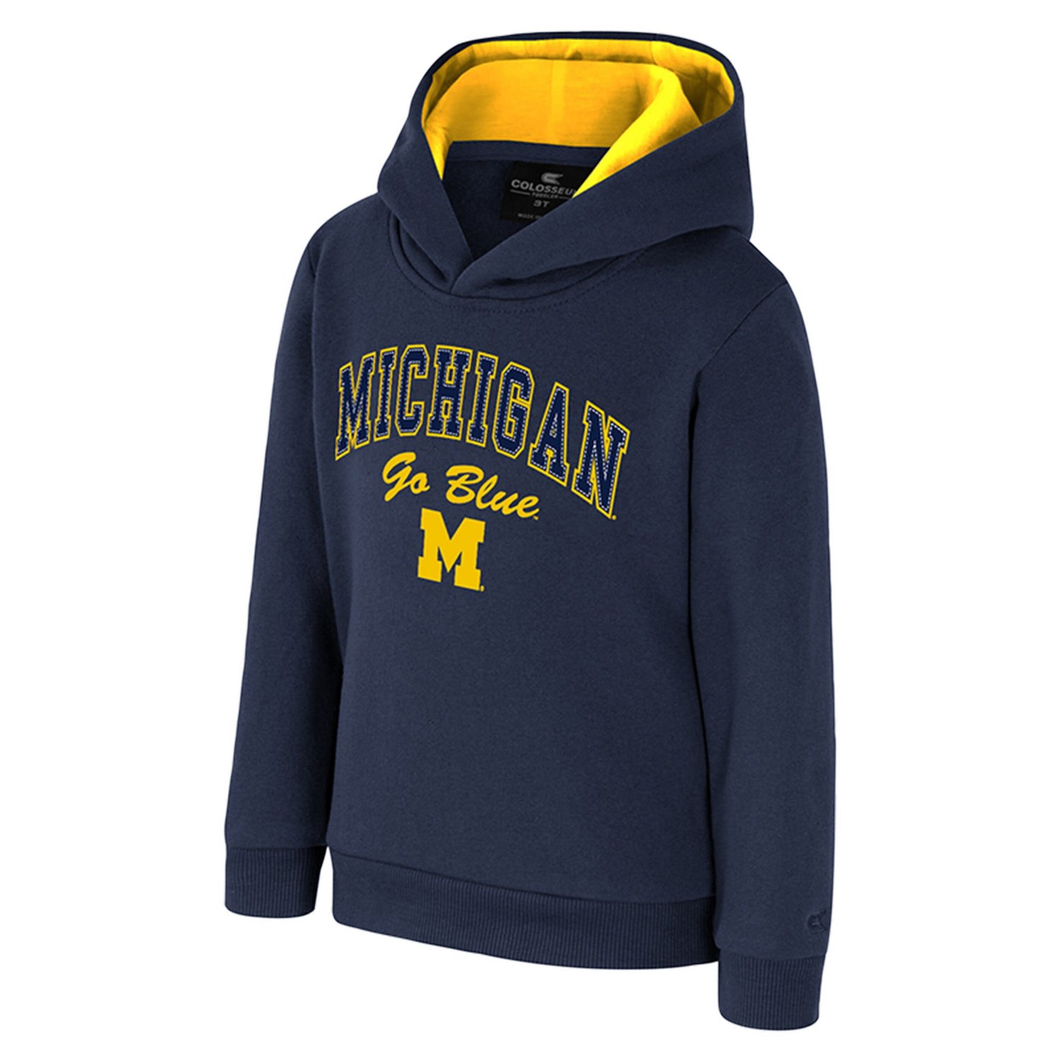 Colosseum Michigan Wolverines Centauri Pullover Hoodie                                                                           - view number 2