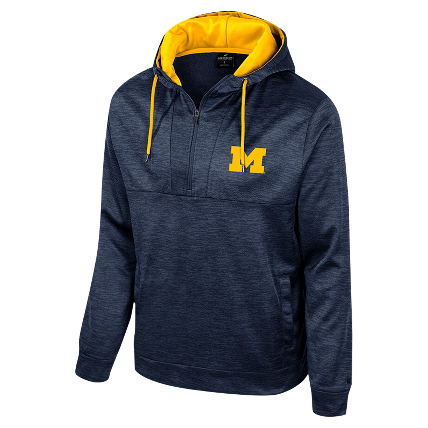 Colosseum Michigan Wolverines Cypher Half-Zip Hoodie