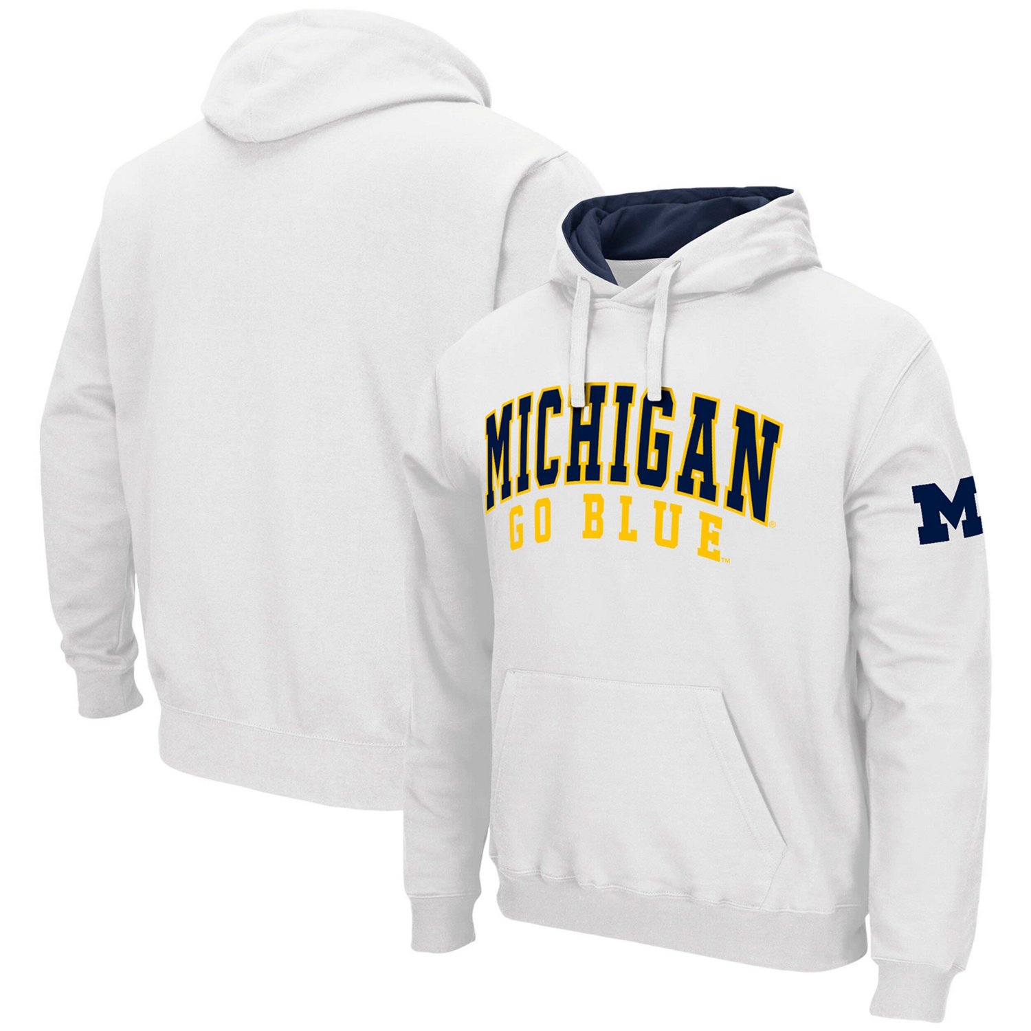 Colosseum Michigan Wolverines Double Arch Pullover Hoodie