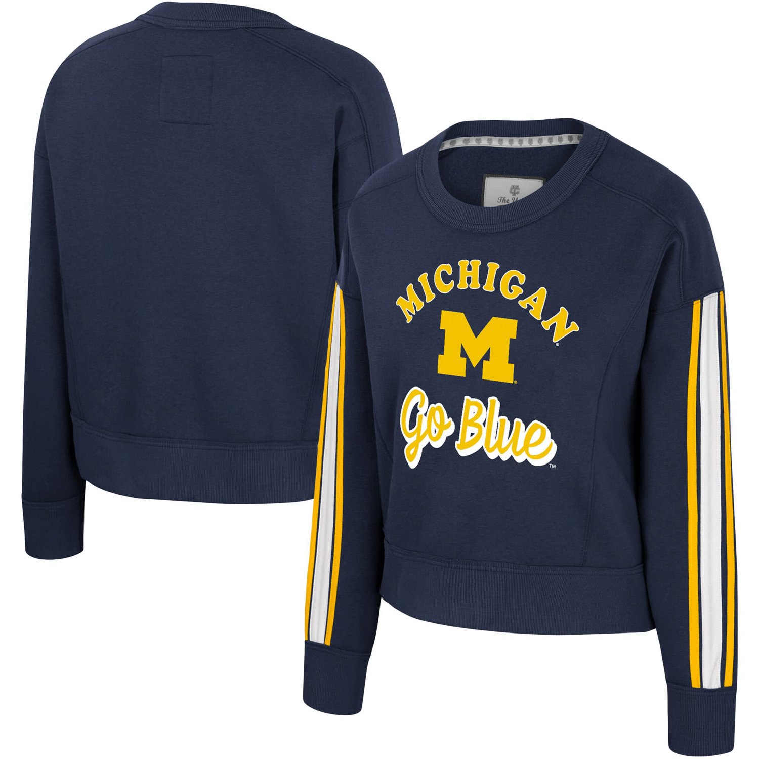Colosseum Michigan Wolverines Honeymoon Sweatshirt