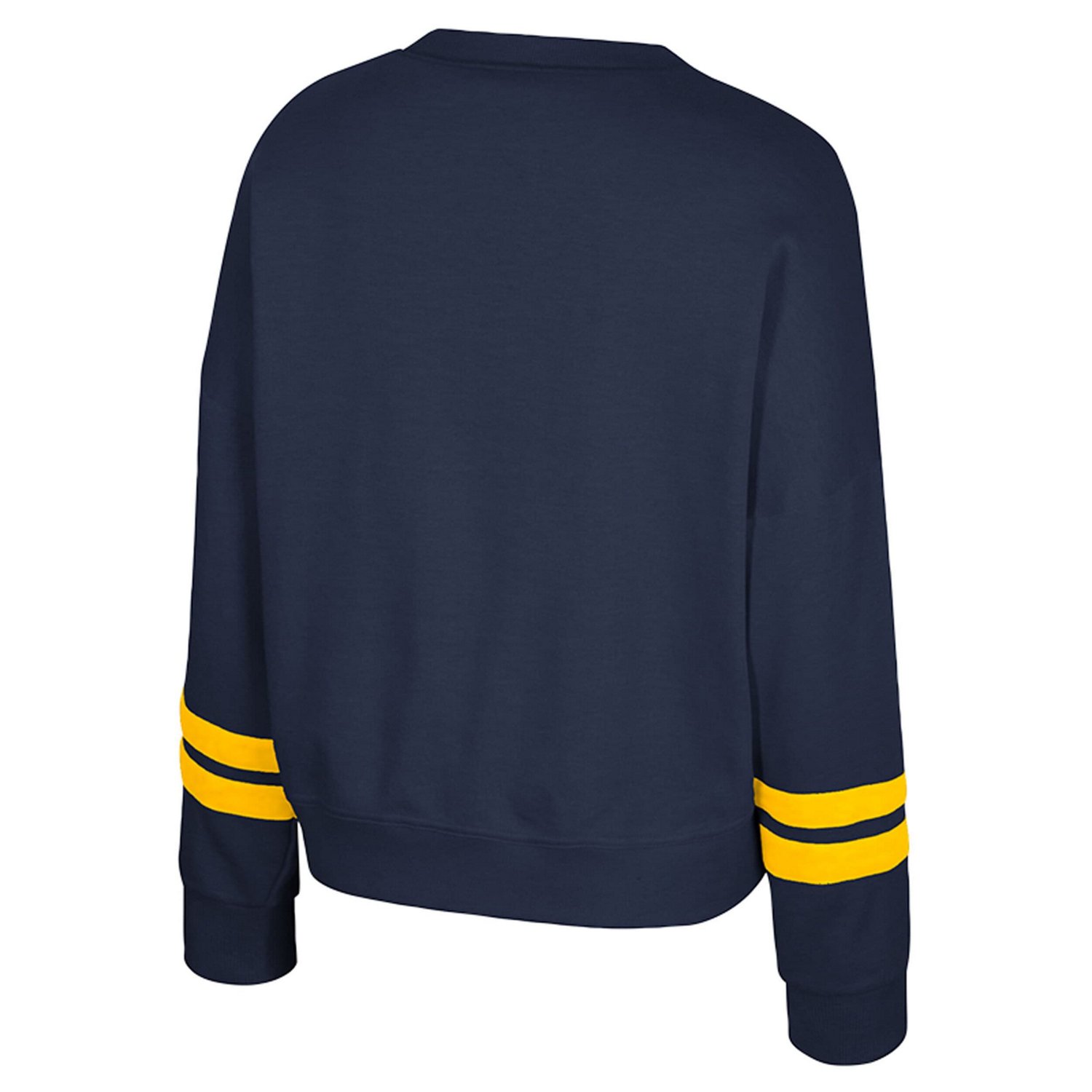 Colosseum Michigan Wolverines Splashy Crewneck Fleece Sweatshirt - view number 3