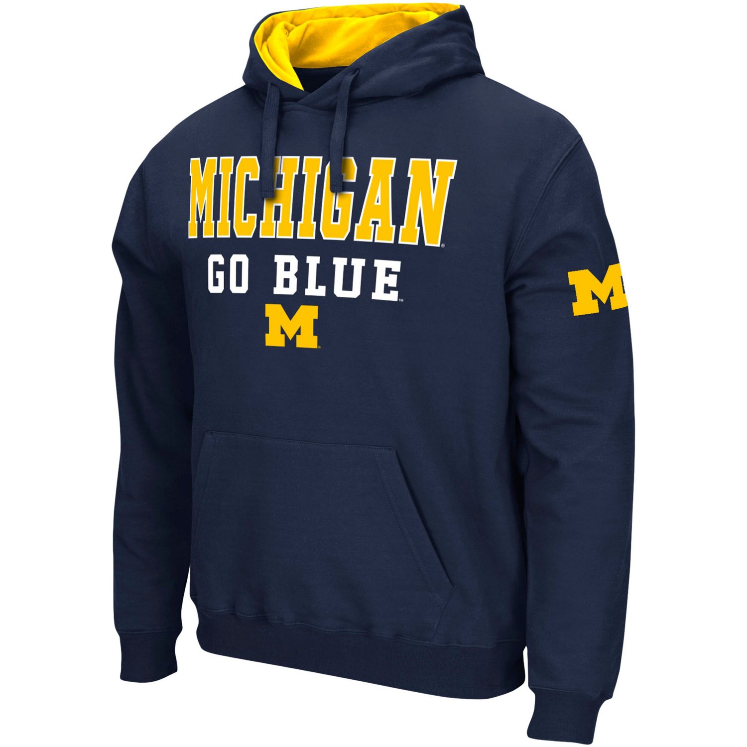 Colosseum Michigan Wolverines Sunrise Pullover Hoodie - view number 2