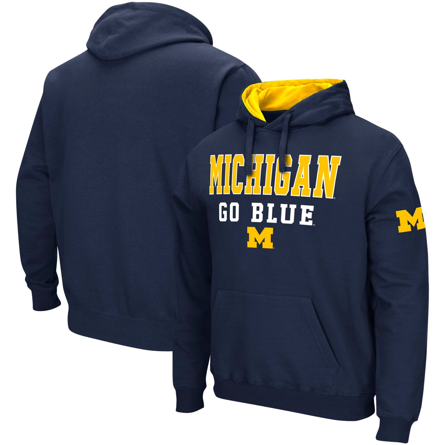Colosseum Michigan Wolverines Sunrise Pullover Hoodie