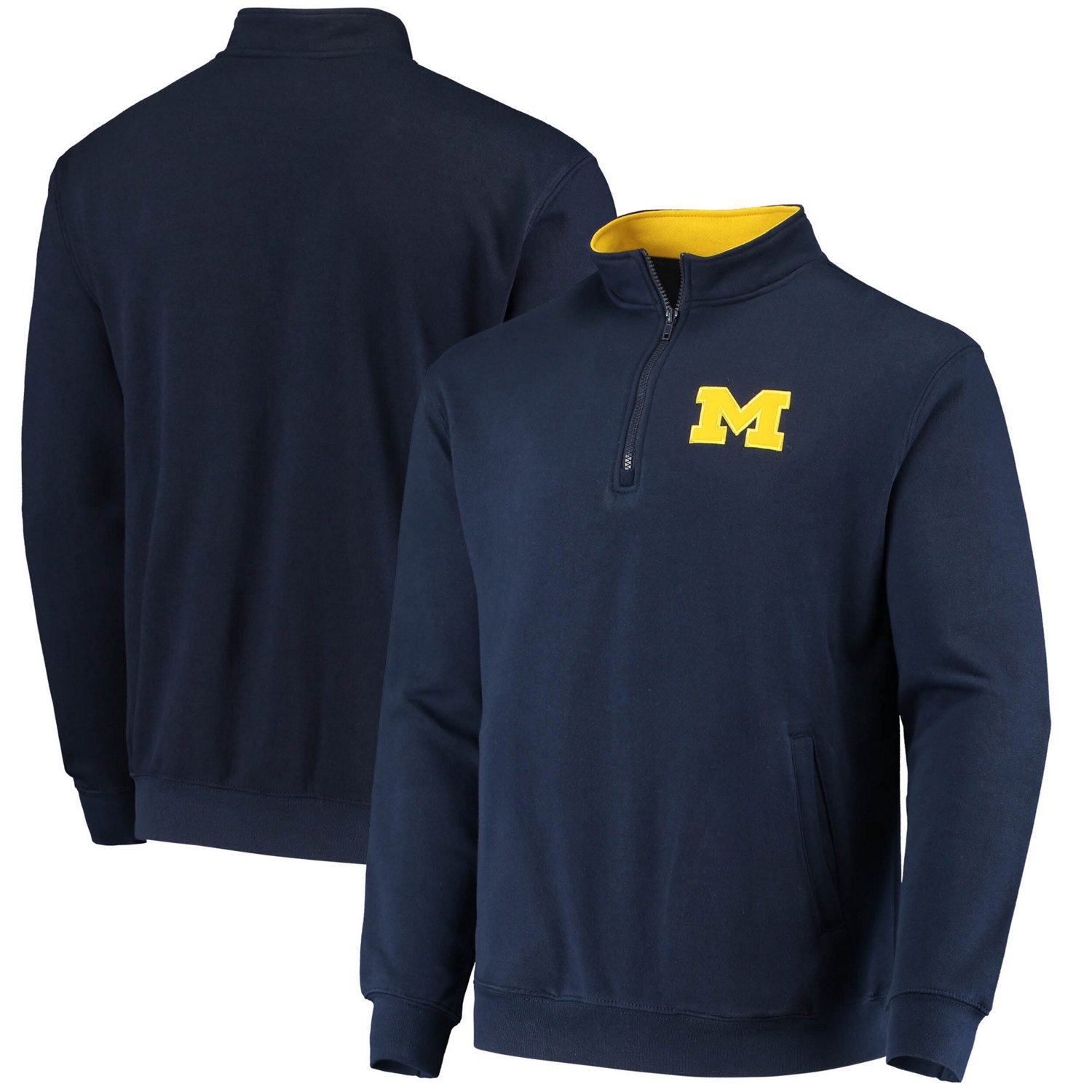 Colosseum Michigan Wolverines Tortugas Logo Quarter-Zip Jacket - view number 1