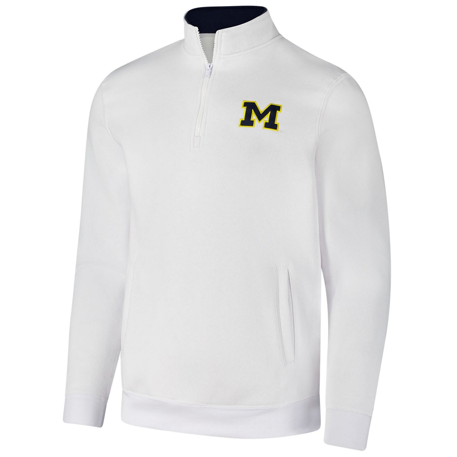 Colosseum Michigan Wolverines Tortugas Quarter-Zip Sweatshirt - view number 2