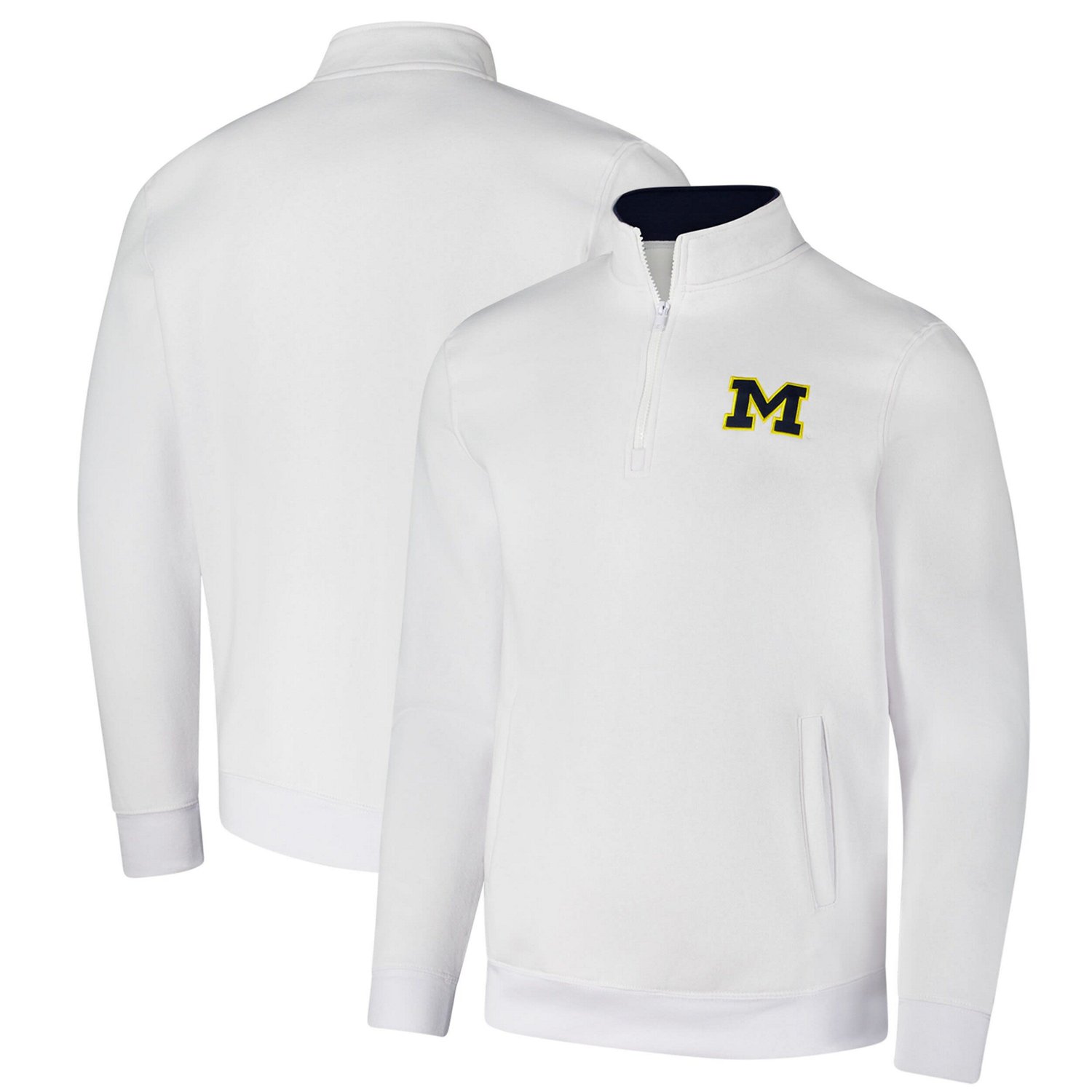 Colosseum Michigan Wolverines Tortugas Quarter-Zip Sweatshirt