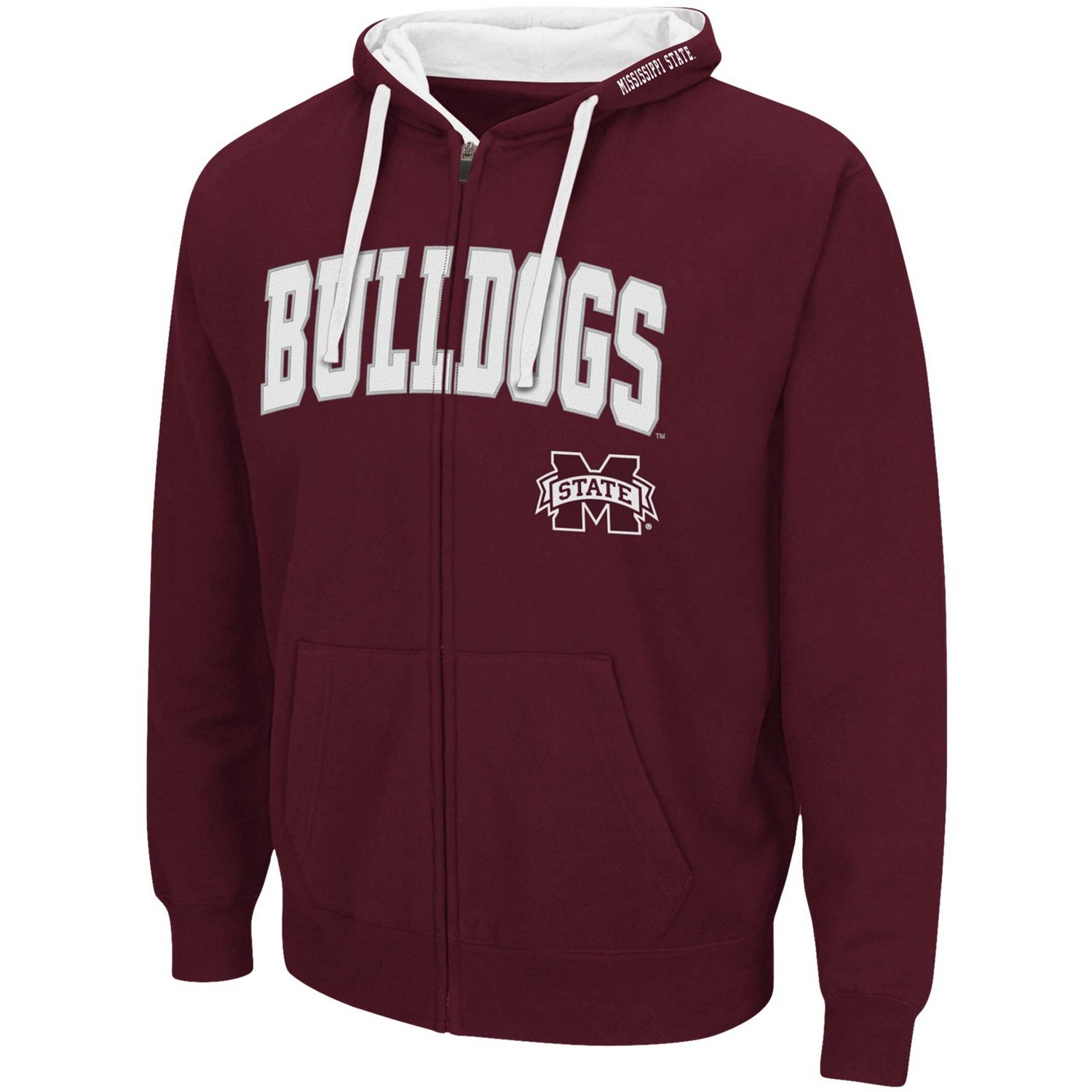 Colosseum Mississippi State Bulldogs Big  Tall Full-Zip Hoodie - view number 2