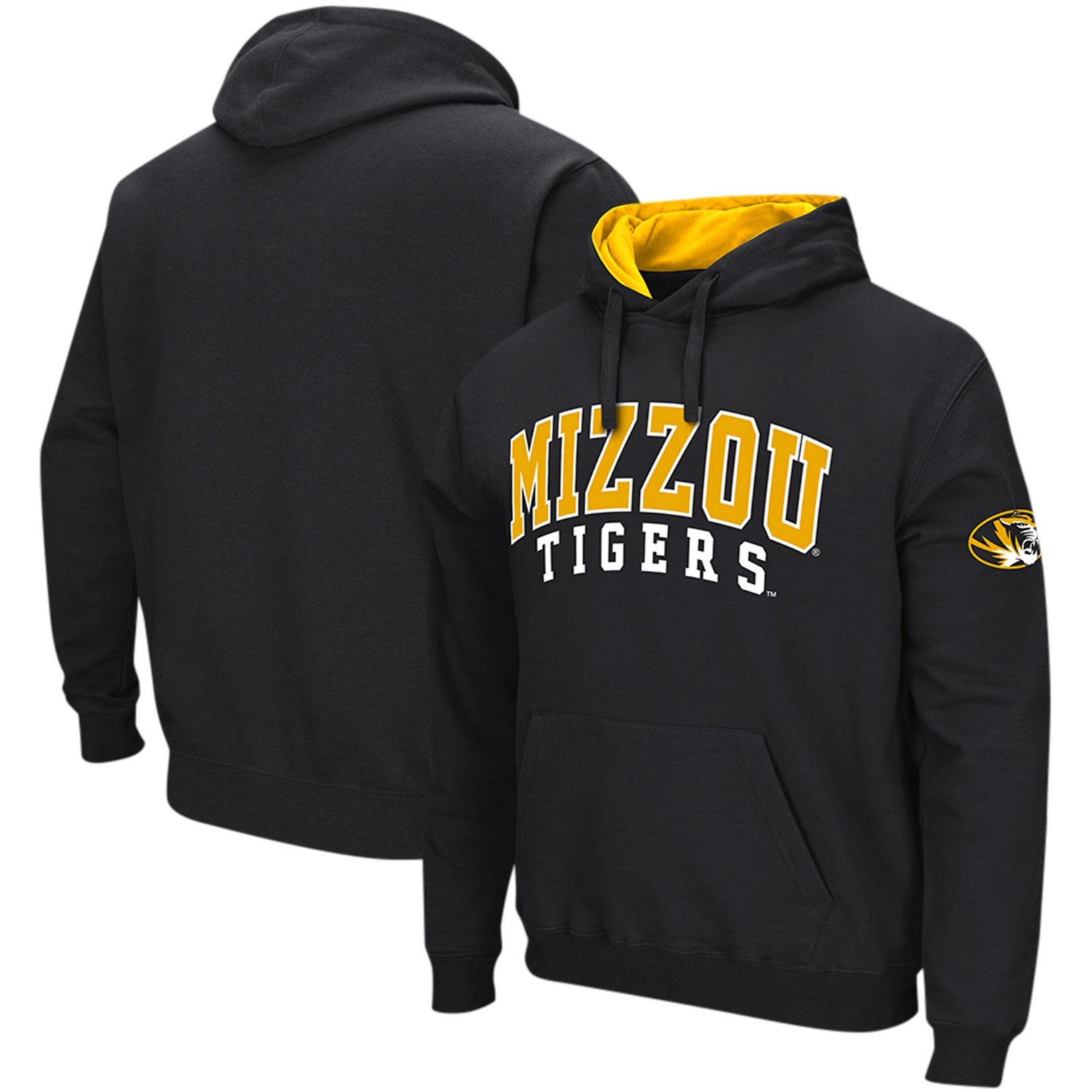 Colosseum Missouri Tigers Double Arch Pullover Hoodie
