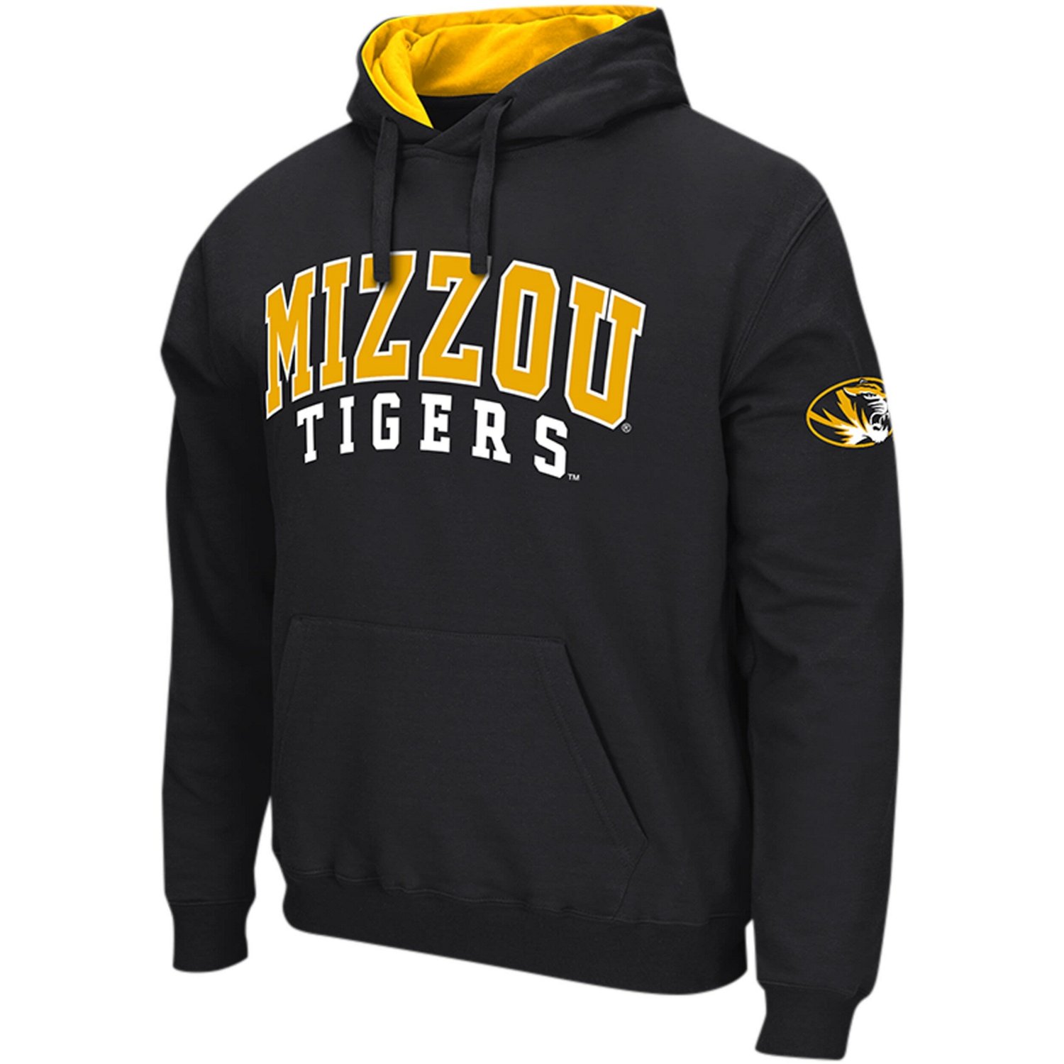 Colosseum Missouri Tigers Double Arch Pullover Hoodie                                                                            - view number 2
