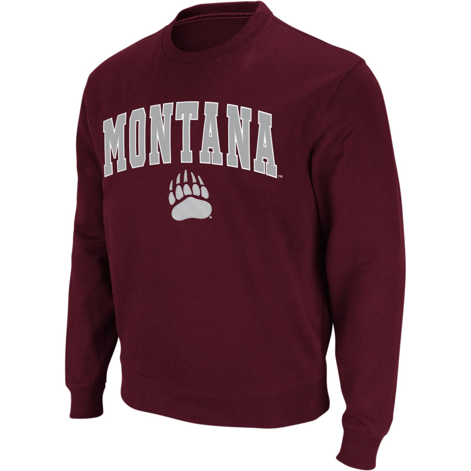 Colosseum Montana Grizzlies Arch  Logo Crew Neck Sweatshirt - view number 2