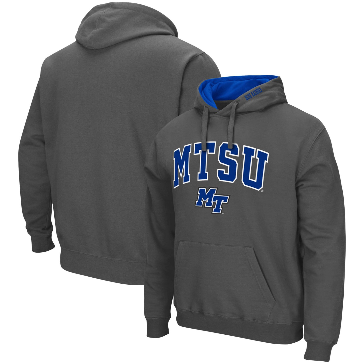 Colosseum MTSU Raiders Arch and Logo Pullover Hoodie - view number 1