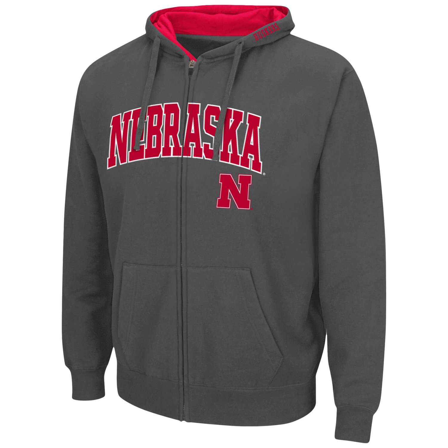 Colosseum Nebraska Huskers Arch  Logo 30 Full-Zip Hoodie - view number 2