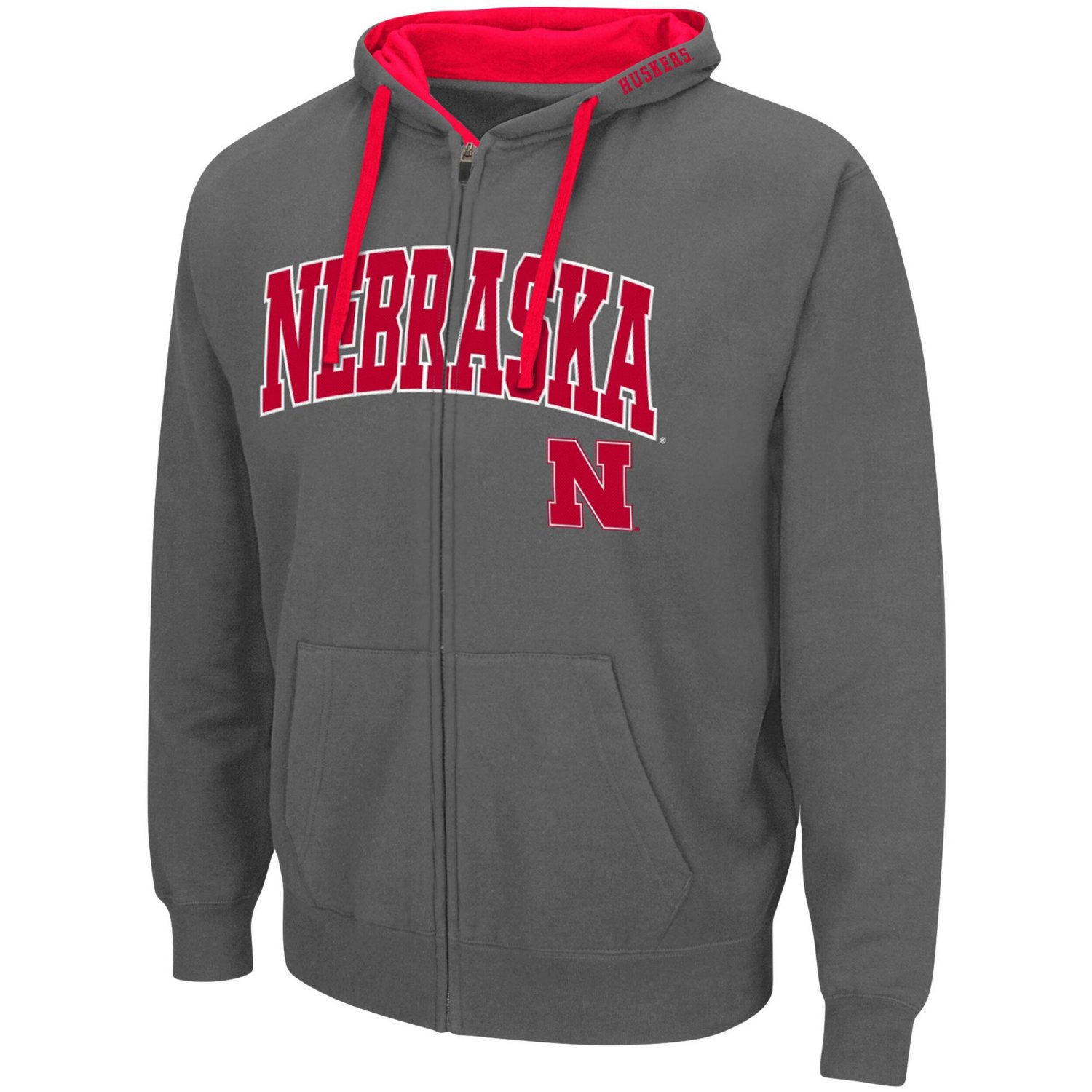 Colosseum Nebraska Huskers Big  Tall Full-Zip Hoodie - view number 2