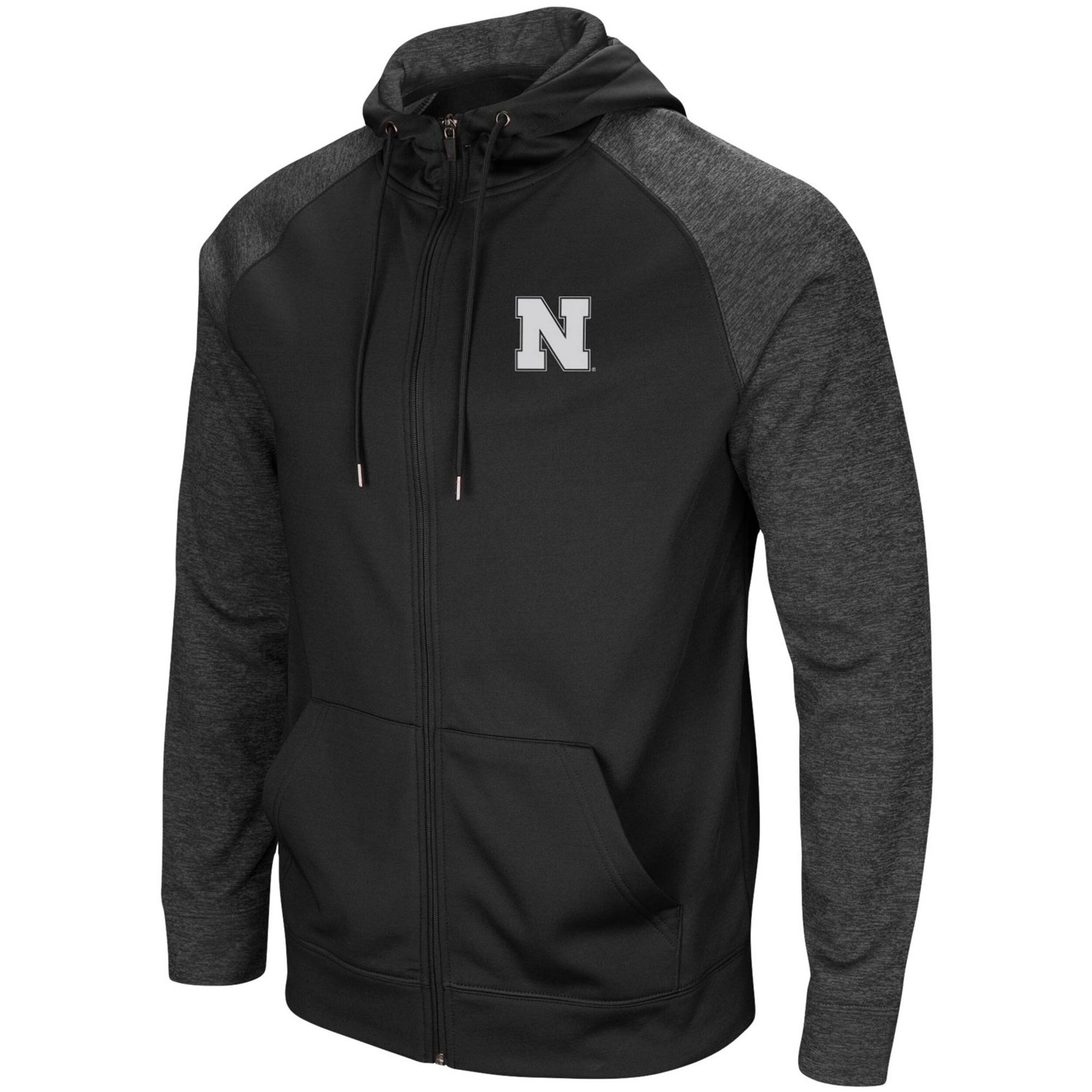 Colosseum Nebraska Huskers Big  Tall out Raglan Full-Zip Hoodie - view number 2
