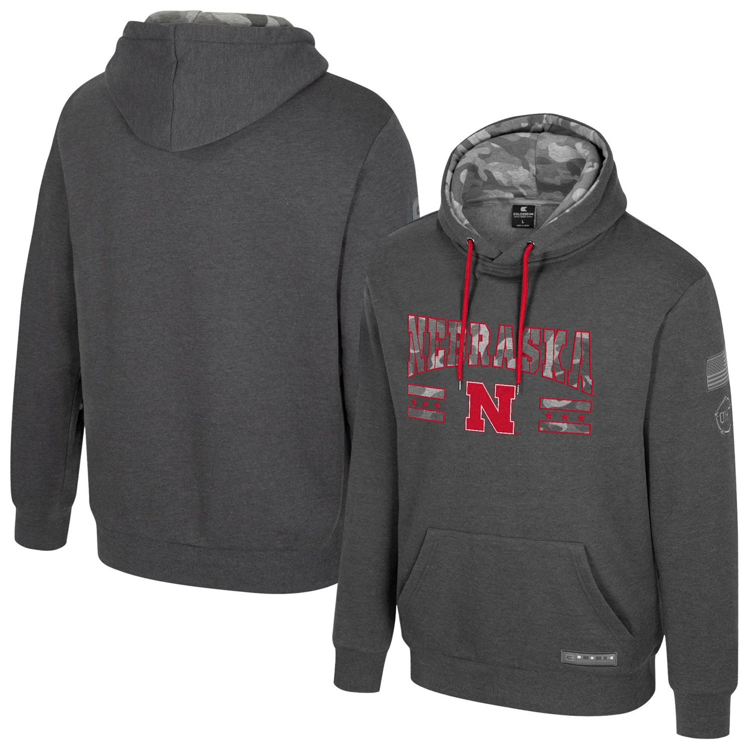 Colosseum Nebraska Huskers Operation Hat Trick Squad Hoodie