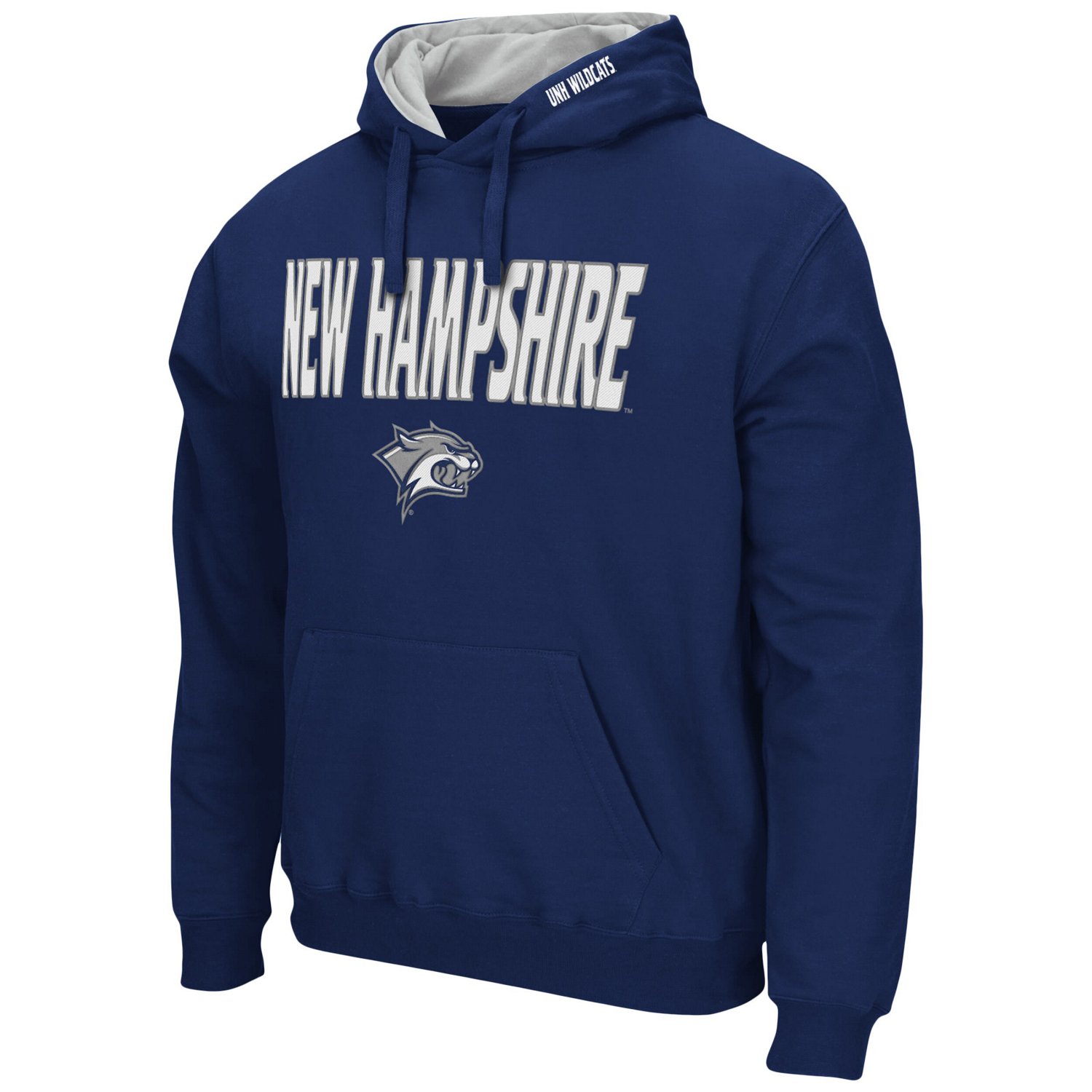 Colosseum New Hampshire Wildcats Arch and Logo Pullover Hoodie - view number 2