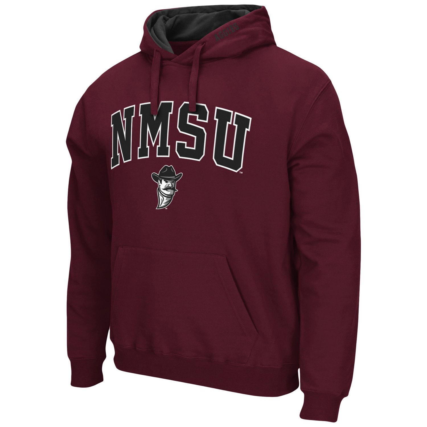 Colosseum New Mexico State Aggies Arch and Logo Pullover Hoodie - view number 2