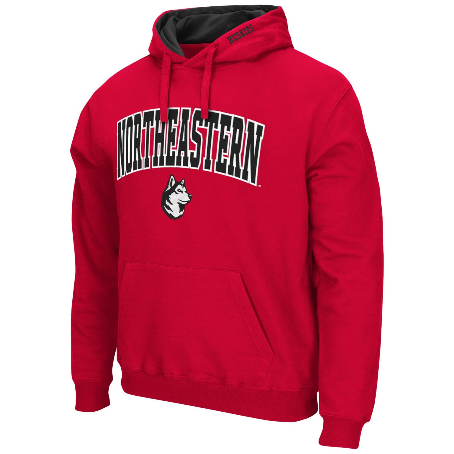 Colosseum Northeastern Huskies Arch and Logo Pullover Hoodie - view number 2