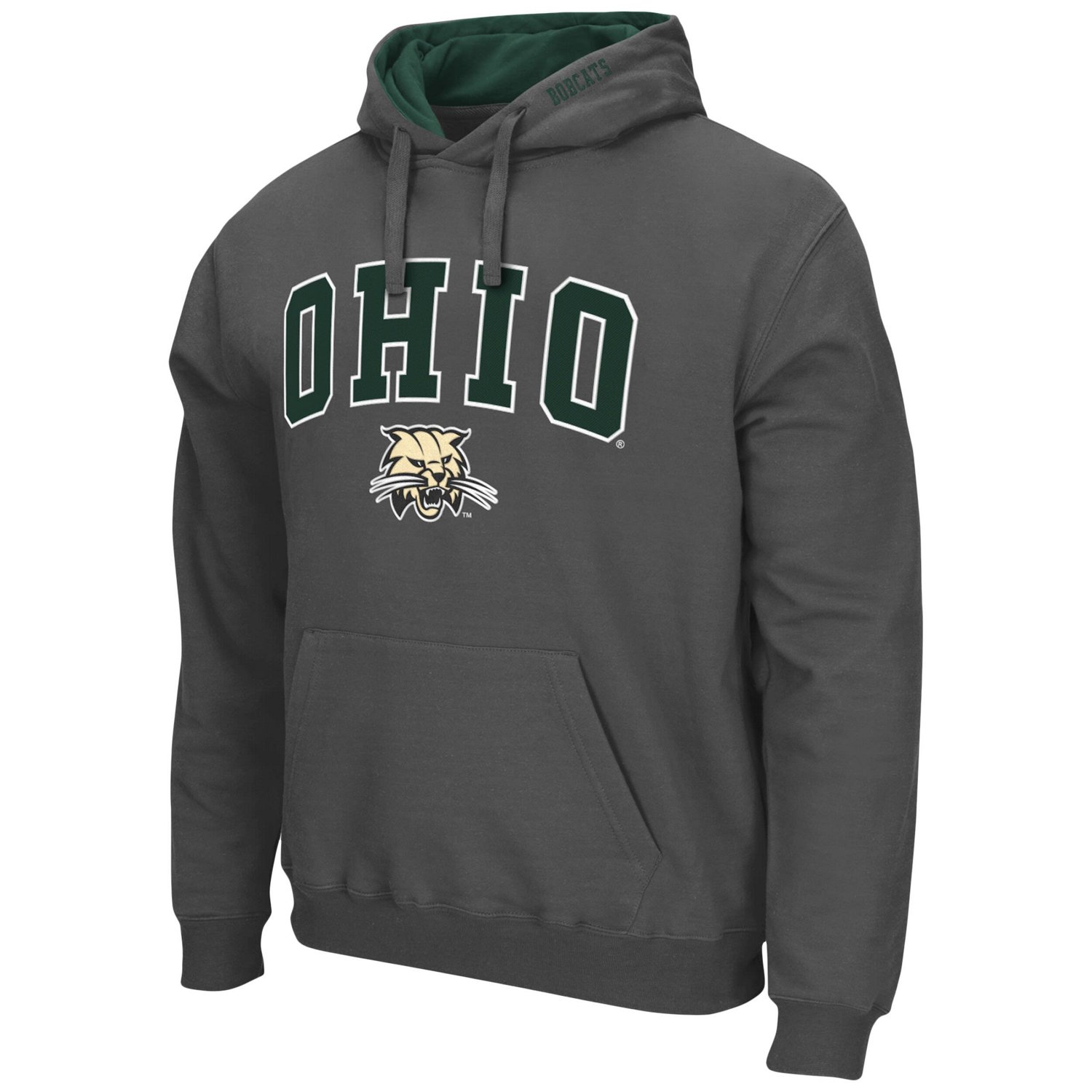 Colosseum Ohio Bobcats Arch and Logo Pullover Hoodie                                                                             - view number 2