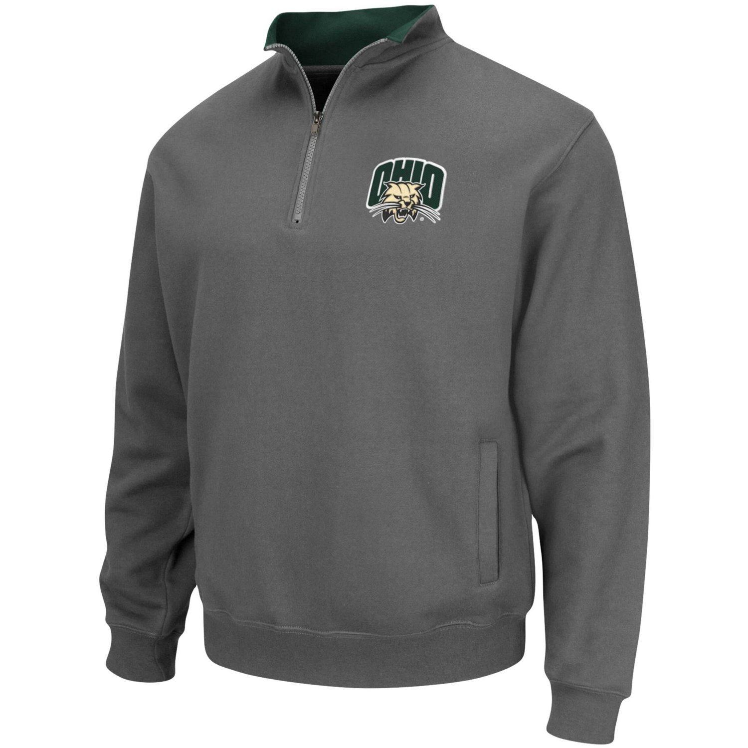 Colosseum Ohio Bobcats Tortugas Logo Quarter-Zip Jacket                                                                          - view number 2
