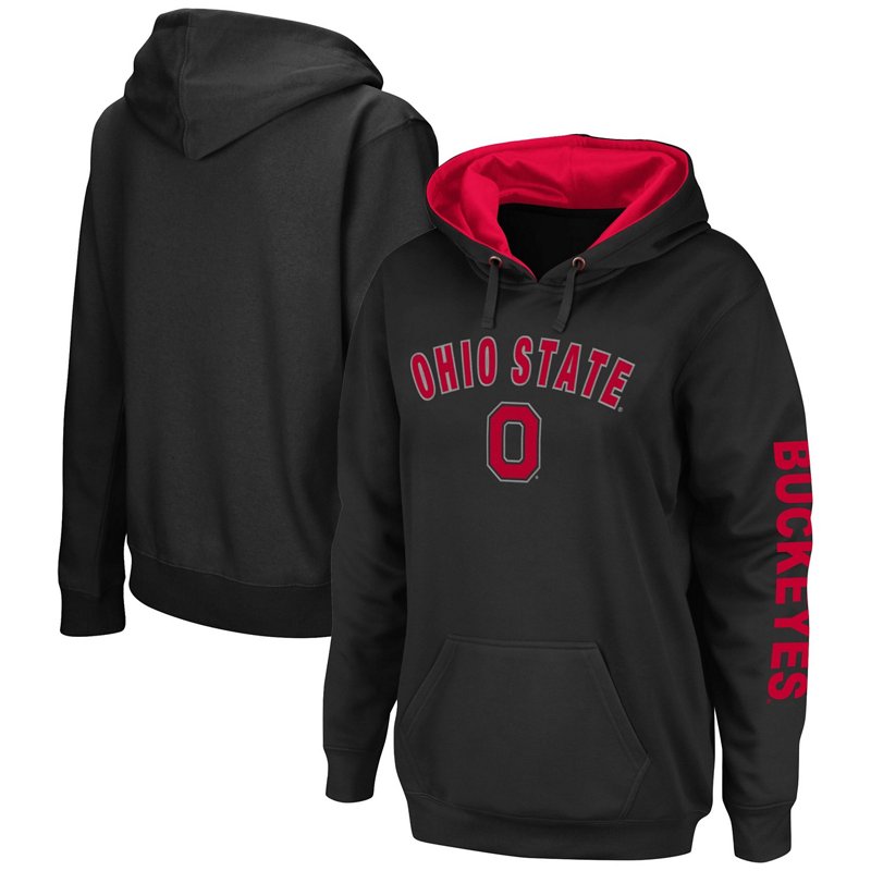 Colosseum Athletics Colosseum Ohio State Buckeyes Loud and Proud Pullover Hoodie Black, Medium - NCAA Mens Fleece/Jackets at Academy Sports