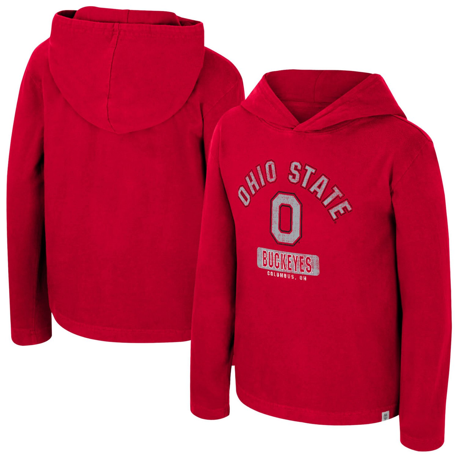Colosseum Ohio State Buckeyes Simoleans Washed Hoodie