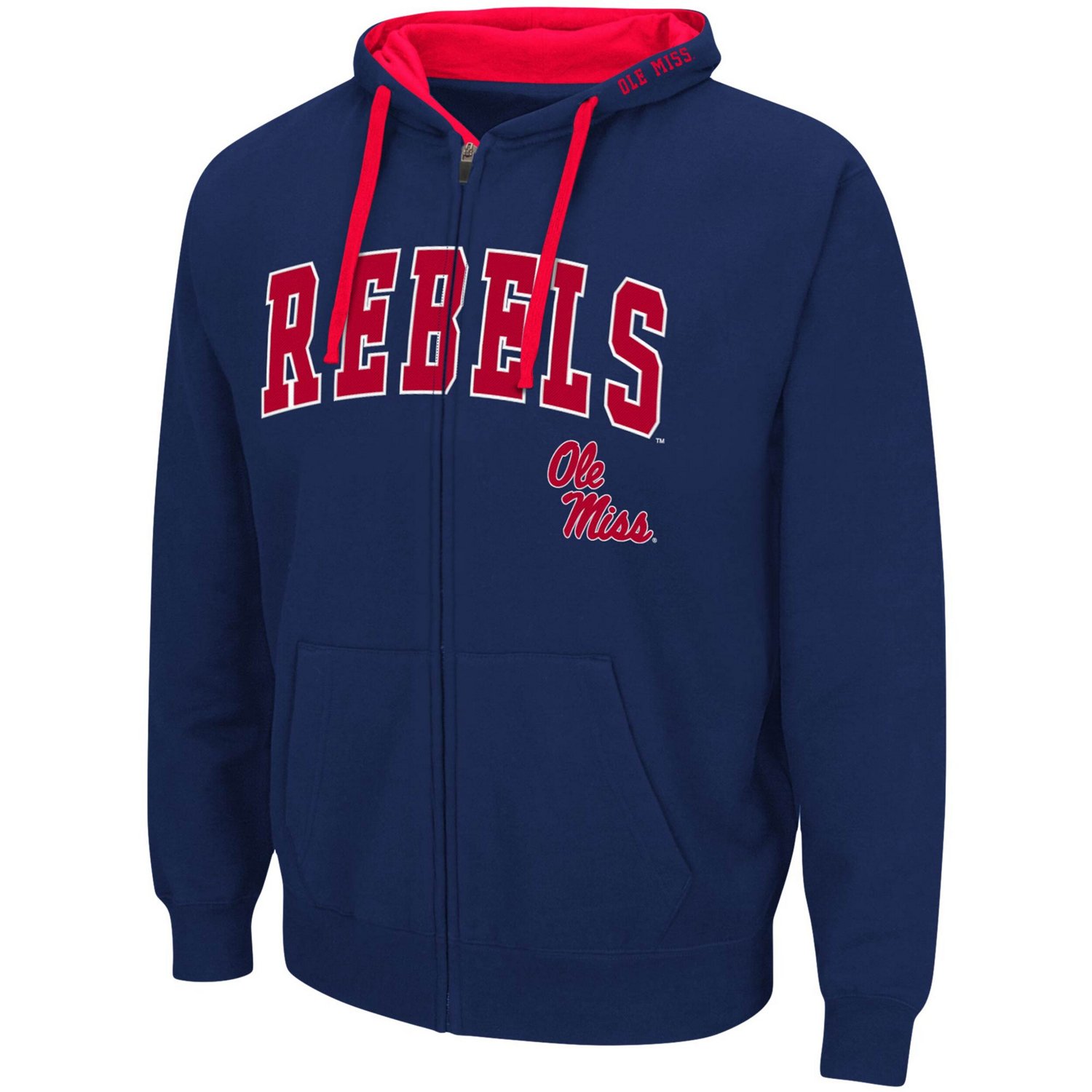 Colosseum Ole Miss Rebels Big  Tall Full-Zip Hoodie - view number 2