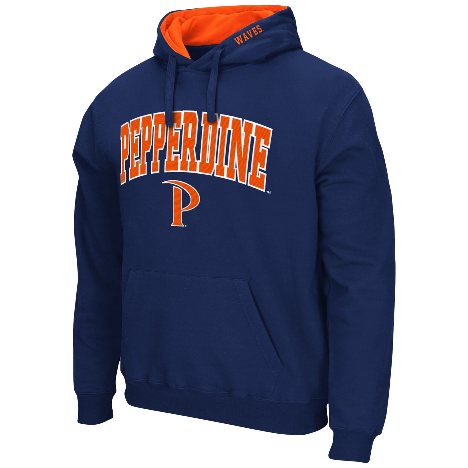 Colosseum Pepperdine Waves Arch and Logo Pullover Hoodie - view number 2