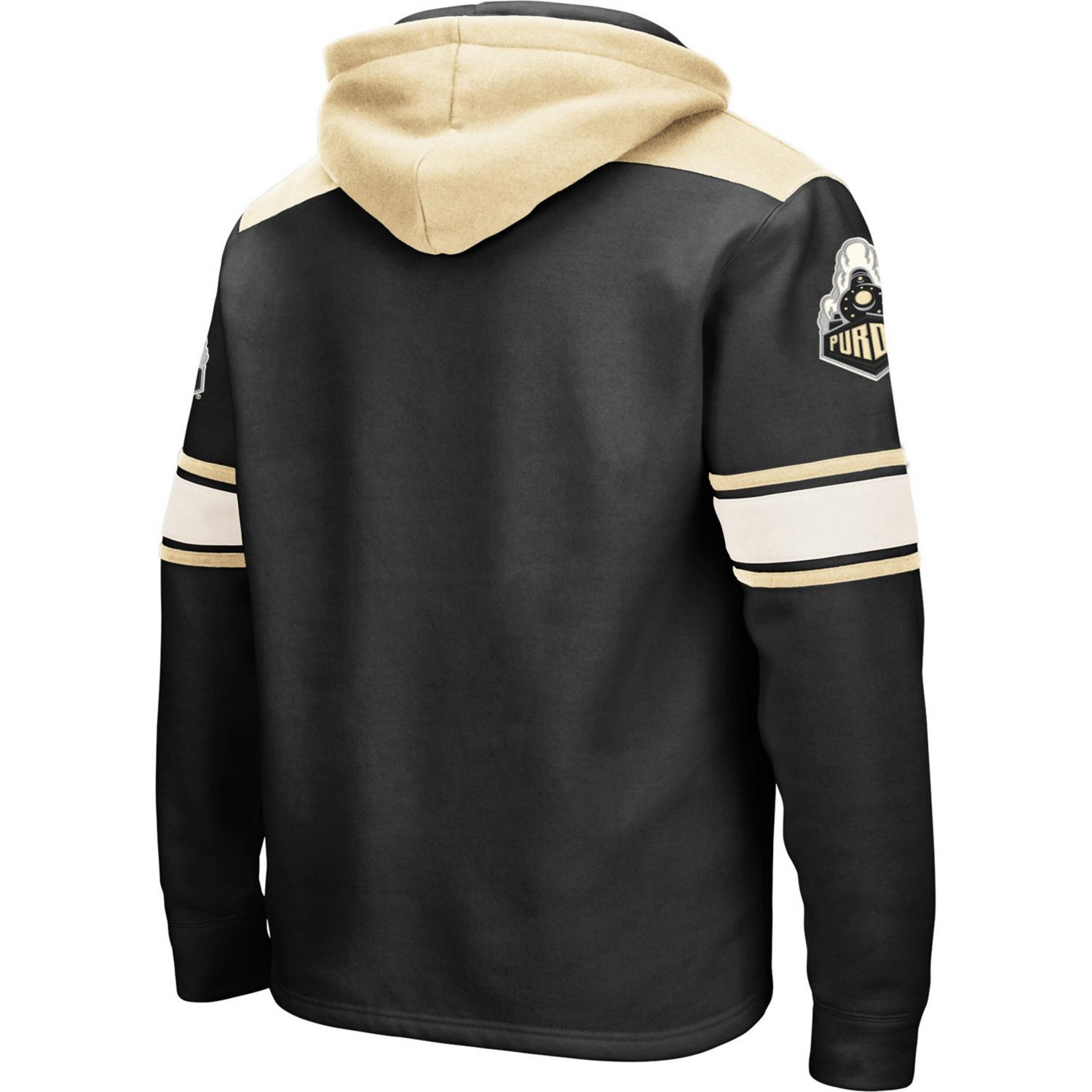 Colosseum Purdue Boilermakers 20 Lace-Up Pullover Hoodie - view number 3