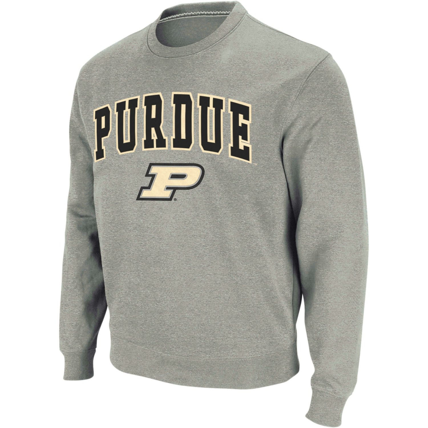 Colosseum Purdue Boilermakers Arch  Logo Crew Neck Sweatshirt - view number 2