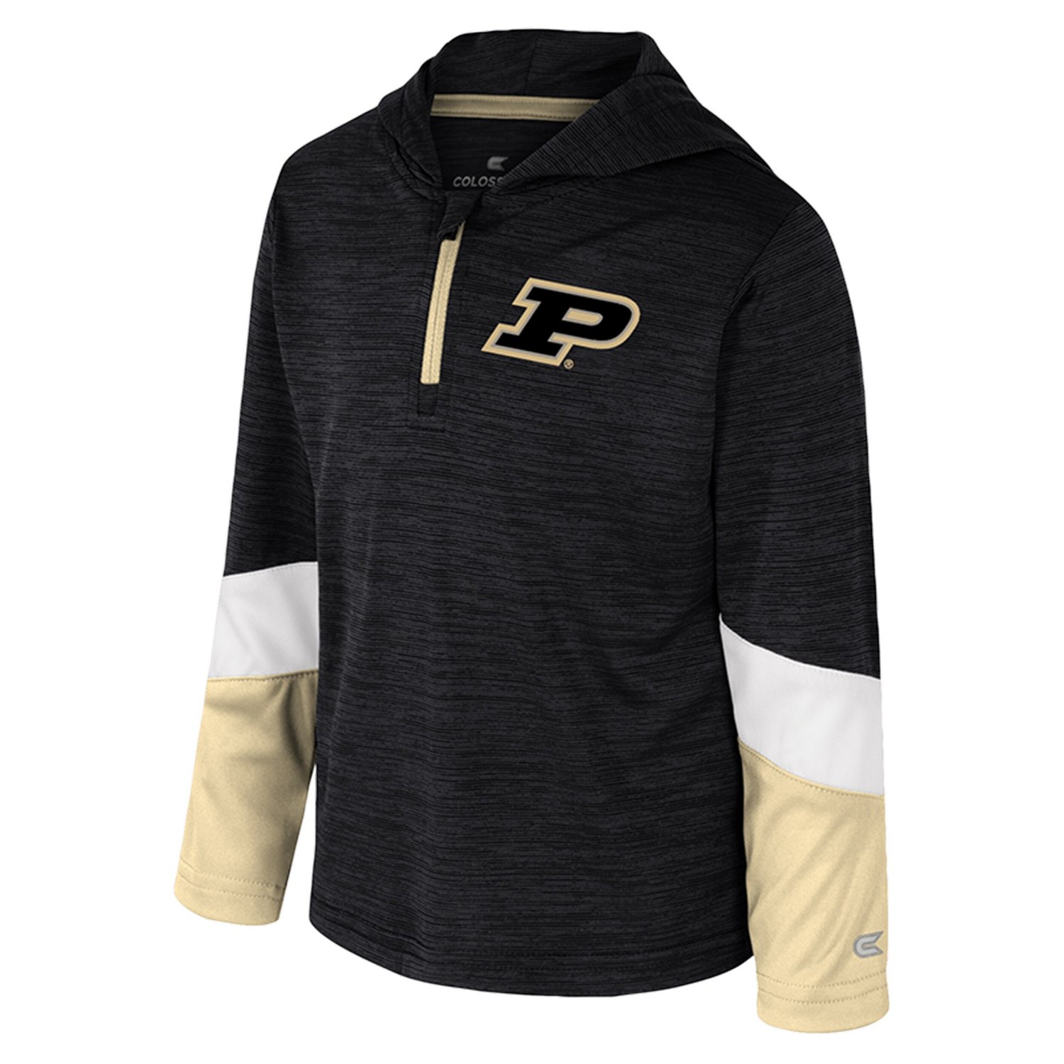 Colosseum Purdue Boilermakers Rylos Quarter-Zip Windshirt - view number 2