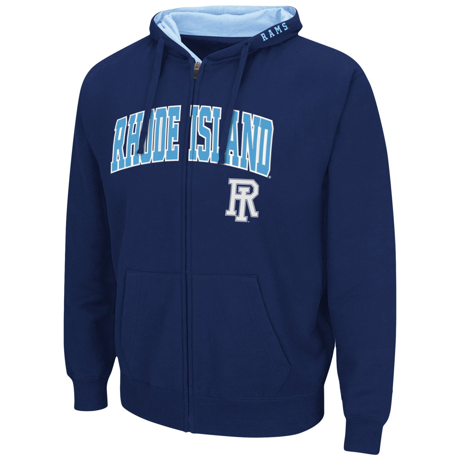 Colosseum Rhode Island Rams Arch  Logo 30 Full-Zip Hoodie - view number 2