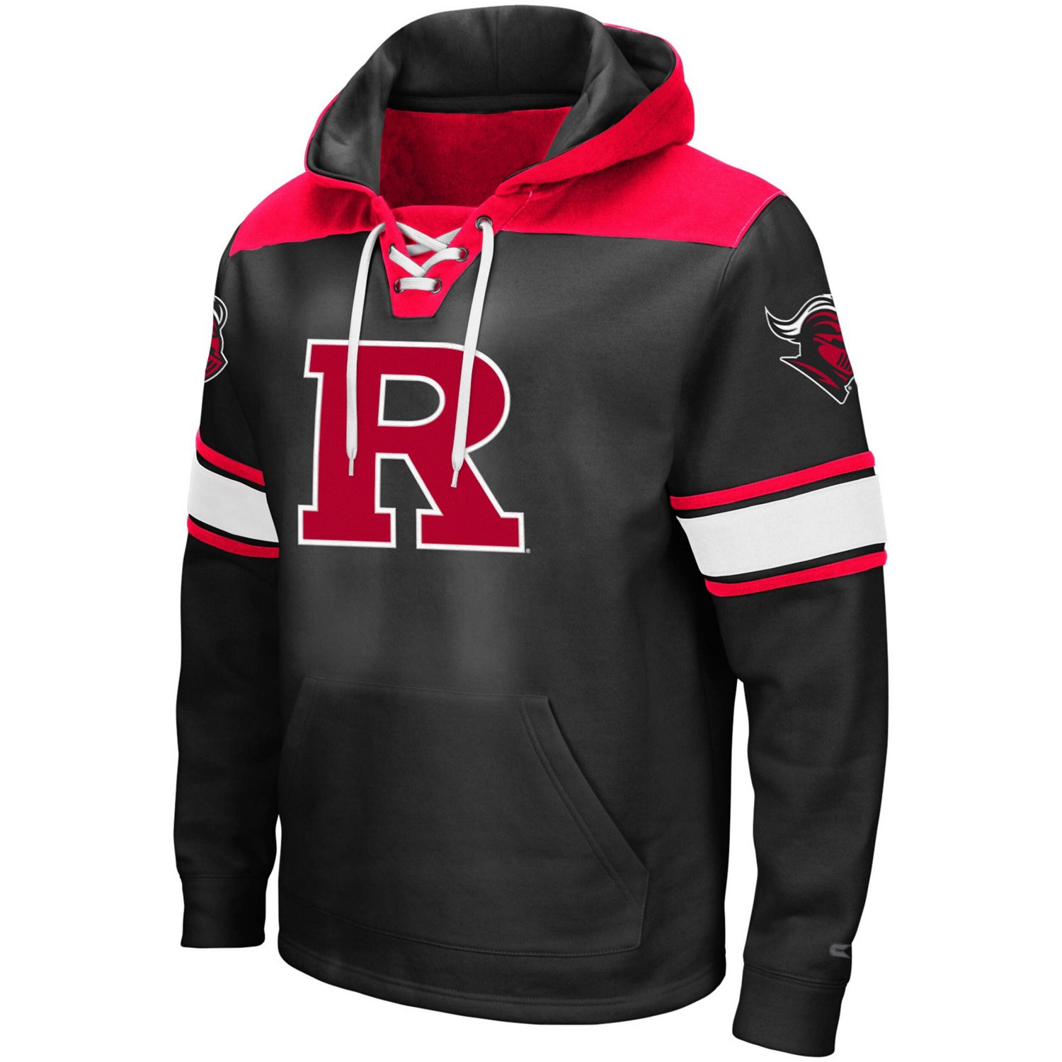 Colosseum Rutgers Scarlet Knights 20 Lace-Up Pullover Hoodie - view number 2