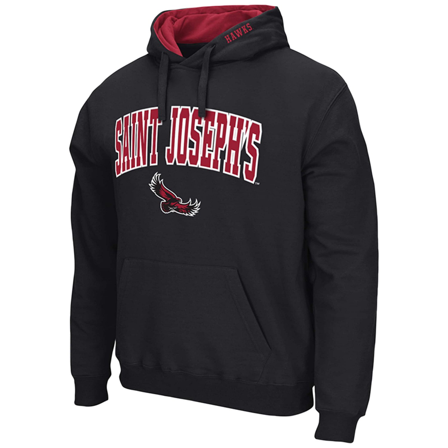 Colosseum Saint Joseph's Hawks Arch  Logo 30 Pullover Hoodie - view number 2