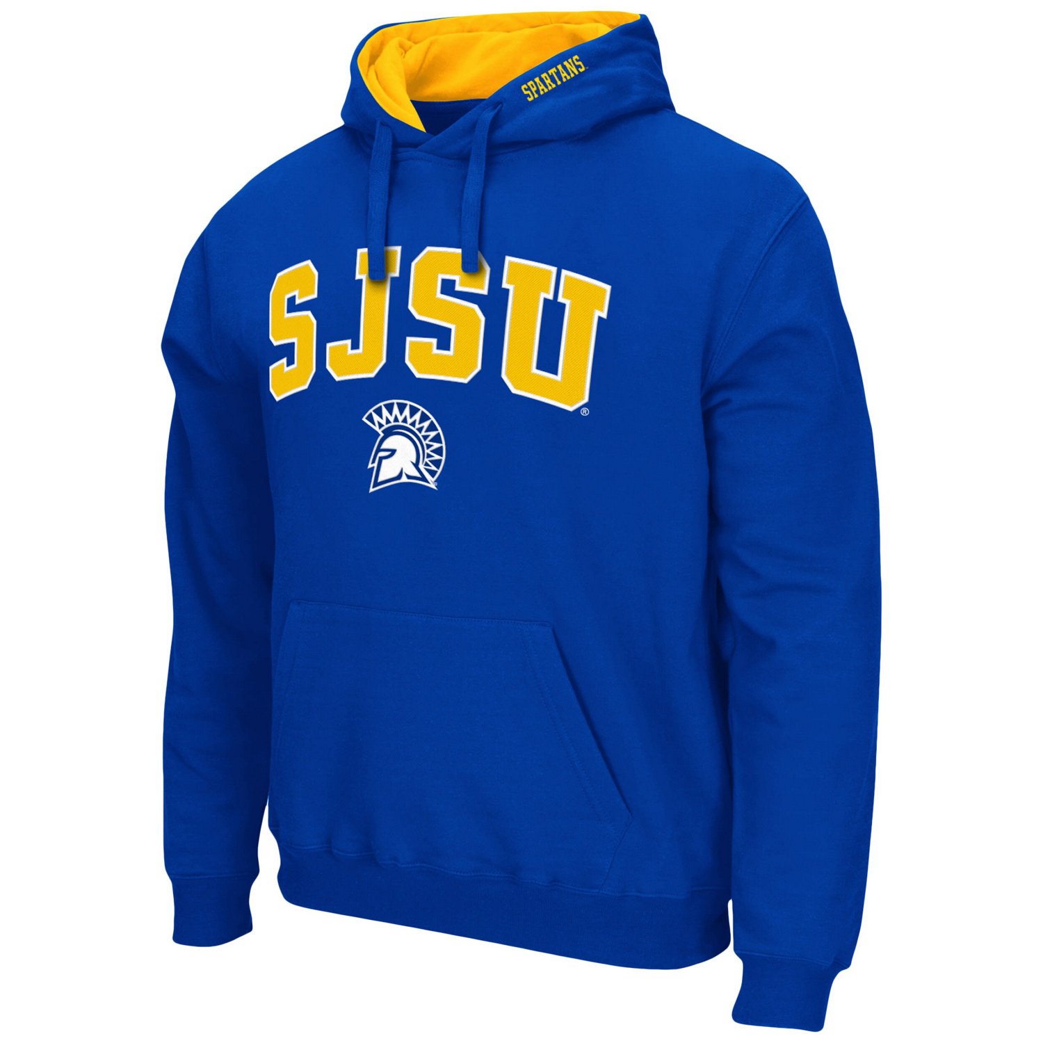 Colosseum San Jose State Spartans Arch and Logo Pullover Hoodie - view number 2