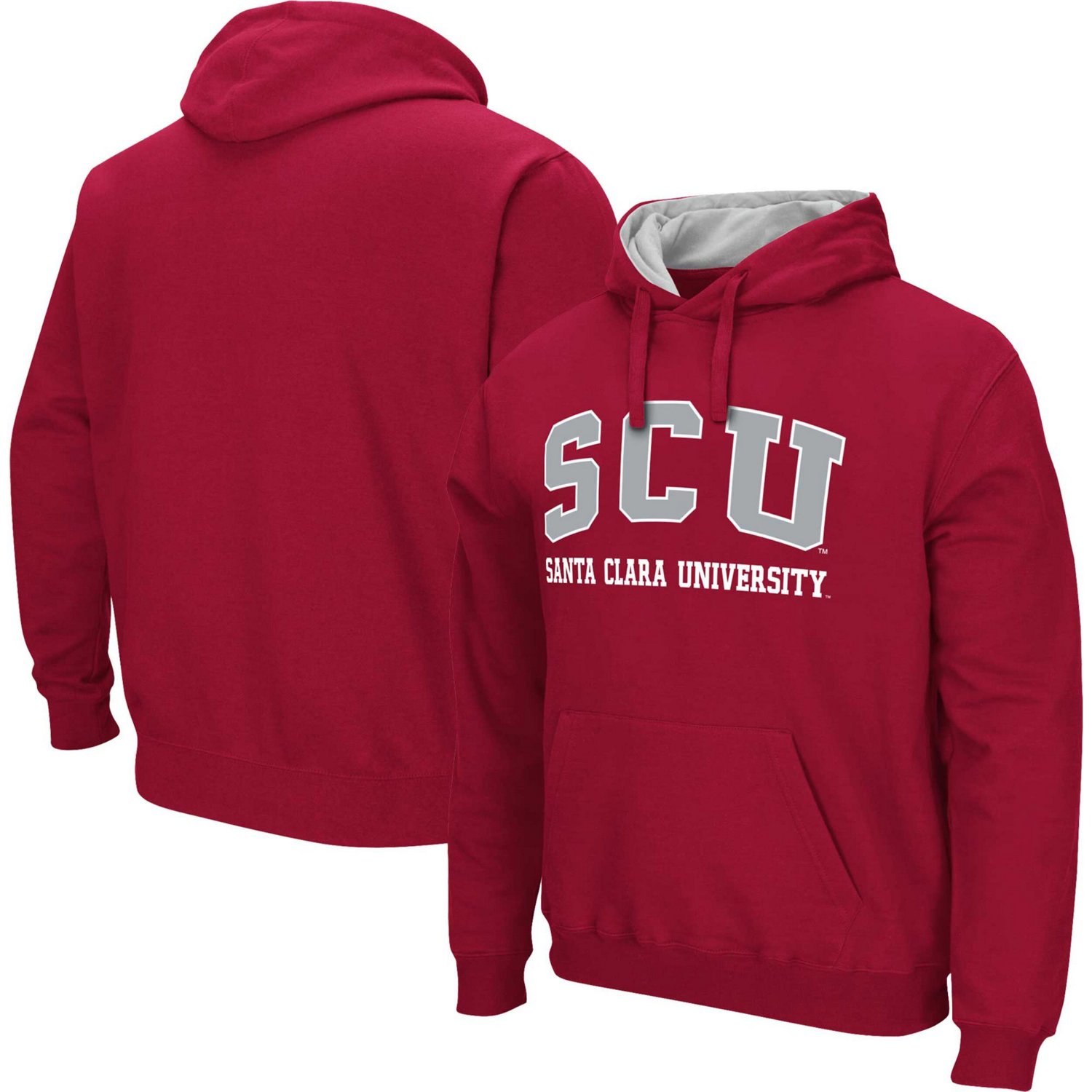 Colosseum Santa Clara Broncos Arch  Logo 30 Pullover Hoodie - view number 1