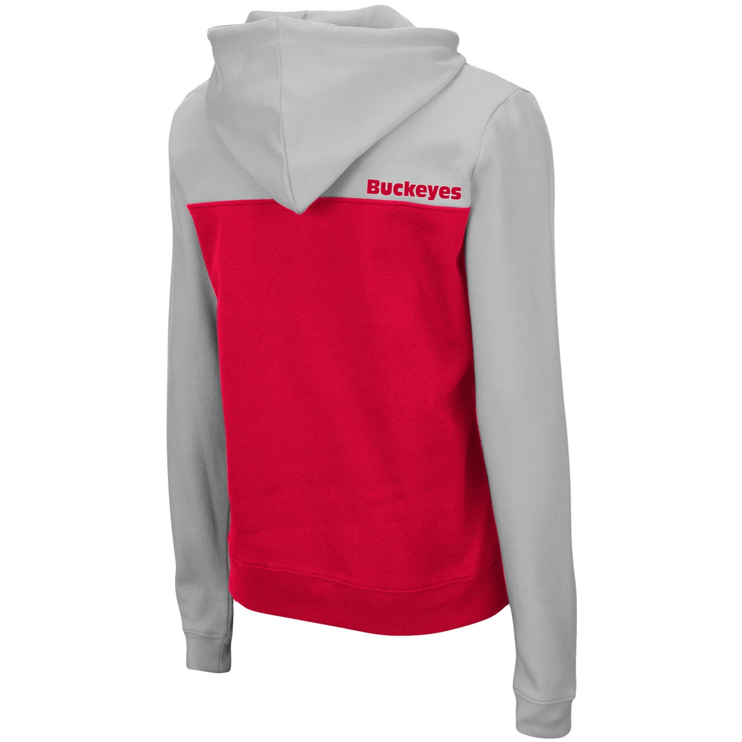 Colosseum /Scarlet Ohio State Buckeyes Aidan Lightweight Half-Zip Hoodie                                                         - view number 3