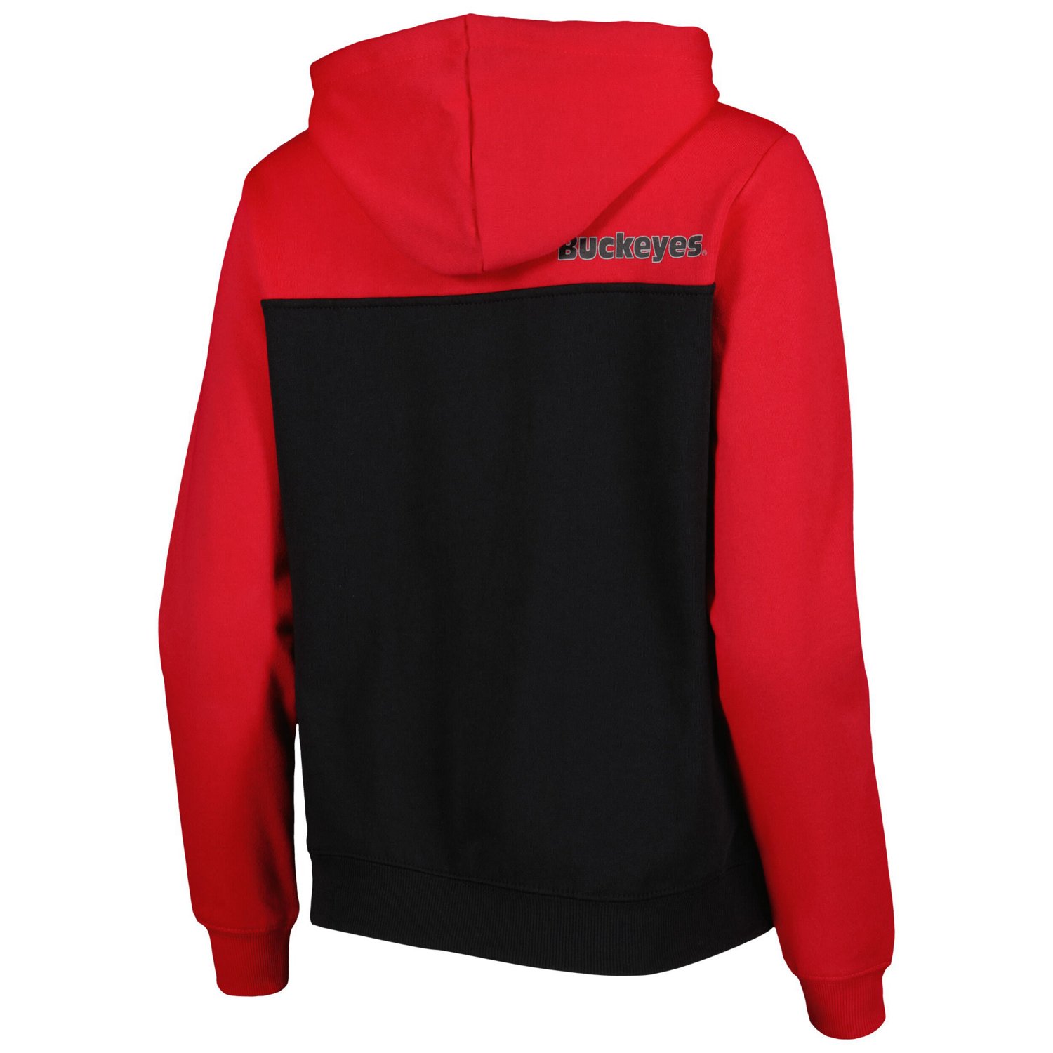Colosseum /Scarlet Ohio State Buckeyes Aidan Lightweight Half-Zip Hoodie                                                         - view number 3