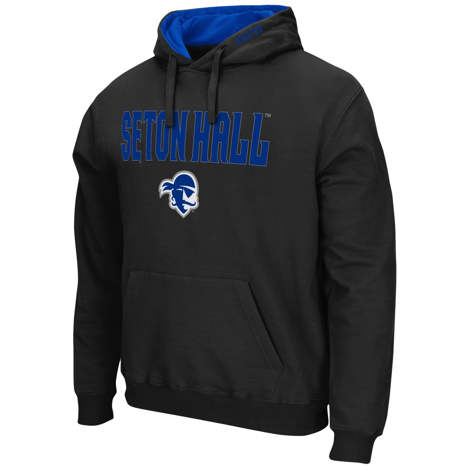 Colosseum Seton Hall Pirates Arch and Logo Pullover Hoodie - view number 2