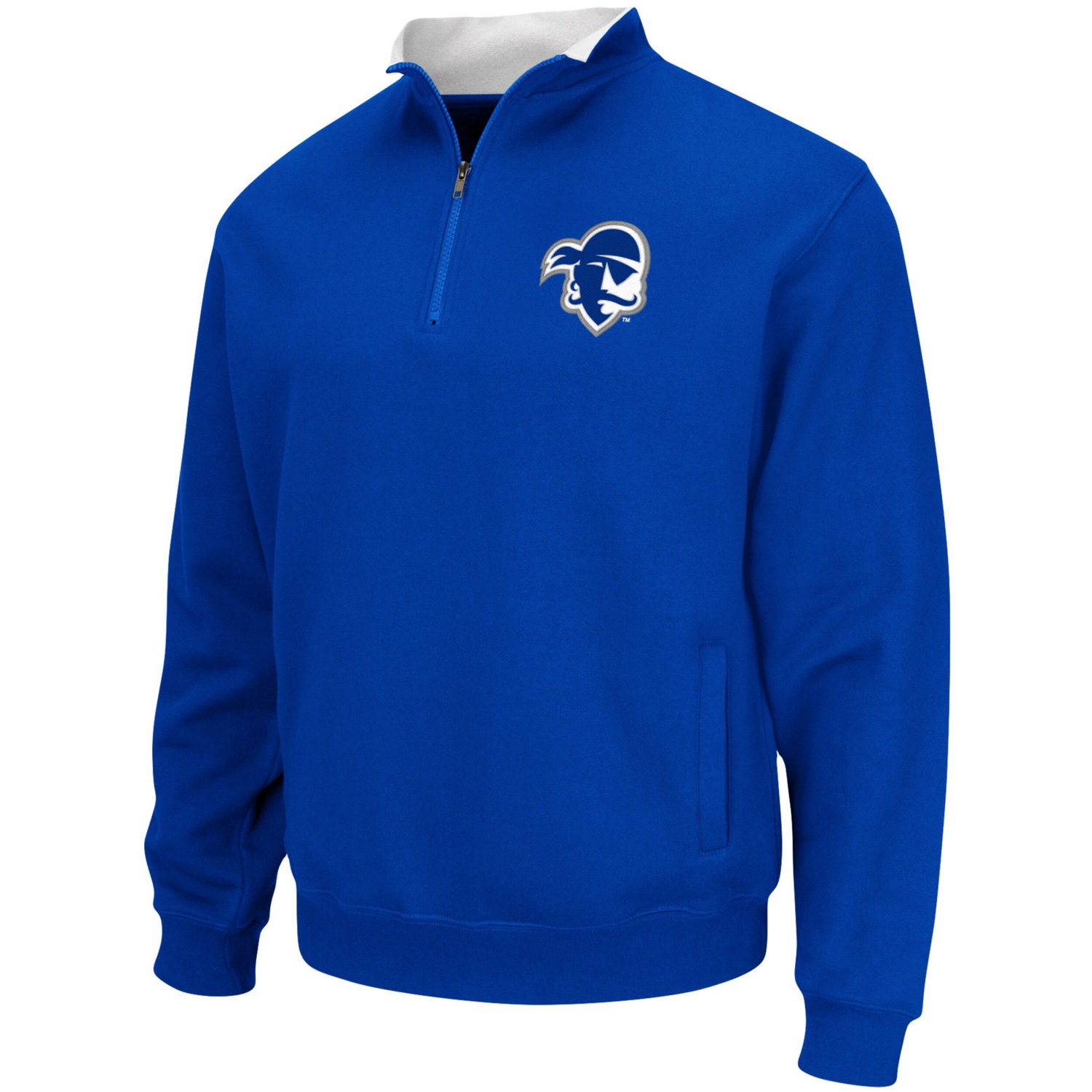 Colosseum Seton Hall Pirates Tortugas Logo Quarter-Zip Jacket                                                                    - view number 2