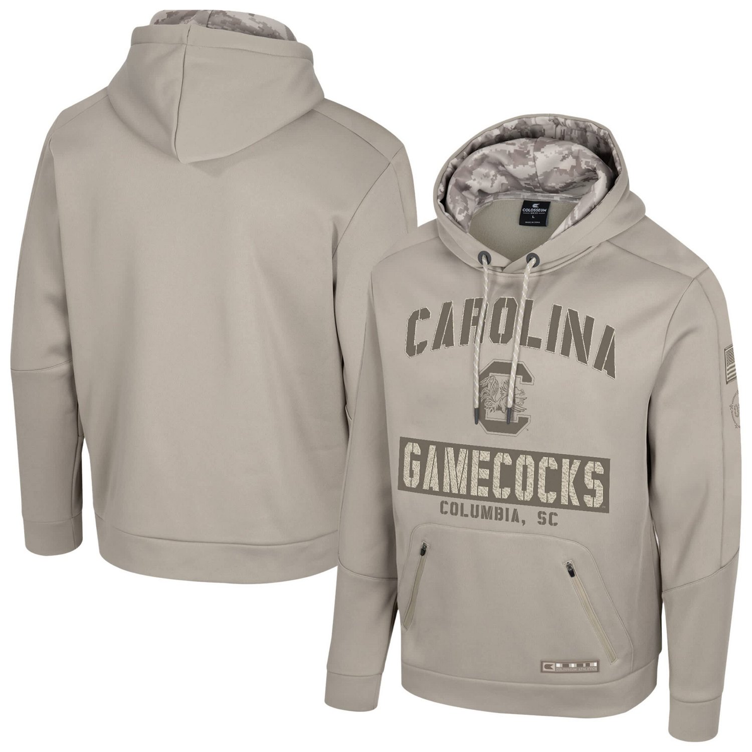 Colosseum South Carolina Gamecocks Big  Tall Operation Hat Trick Battalion Hoodie Sweatshirt