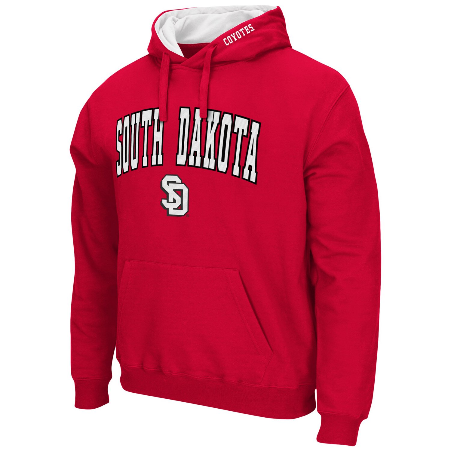 Colosseum South Dakota Coyotes Arch and Logo Pullover Hoodie - view number 2
