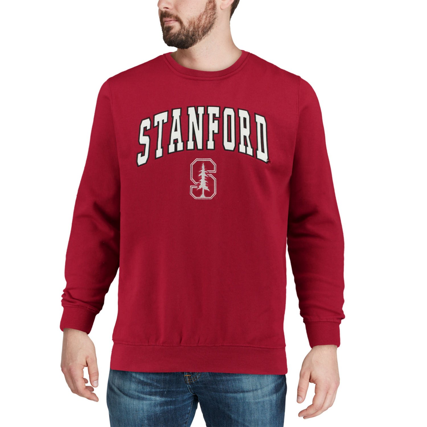 Colosseum Stanford Arch  Logo Crew Neck Sweatshirt - view number 4