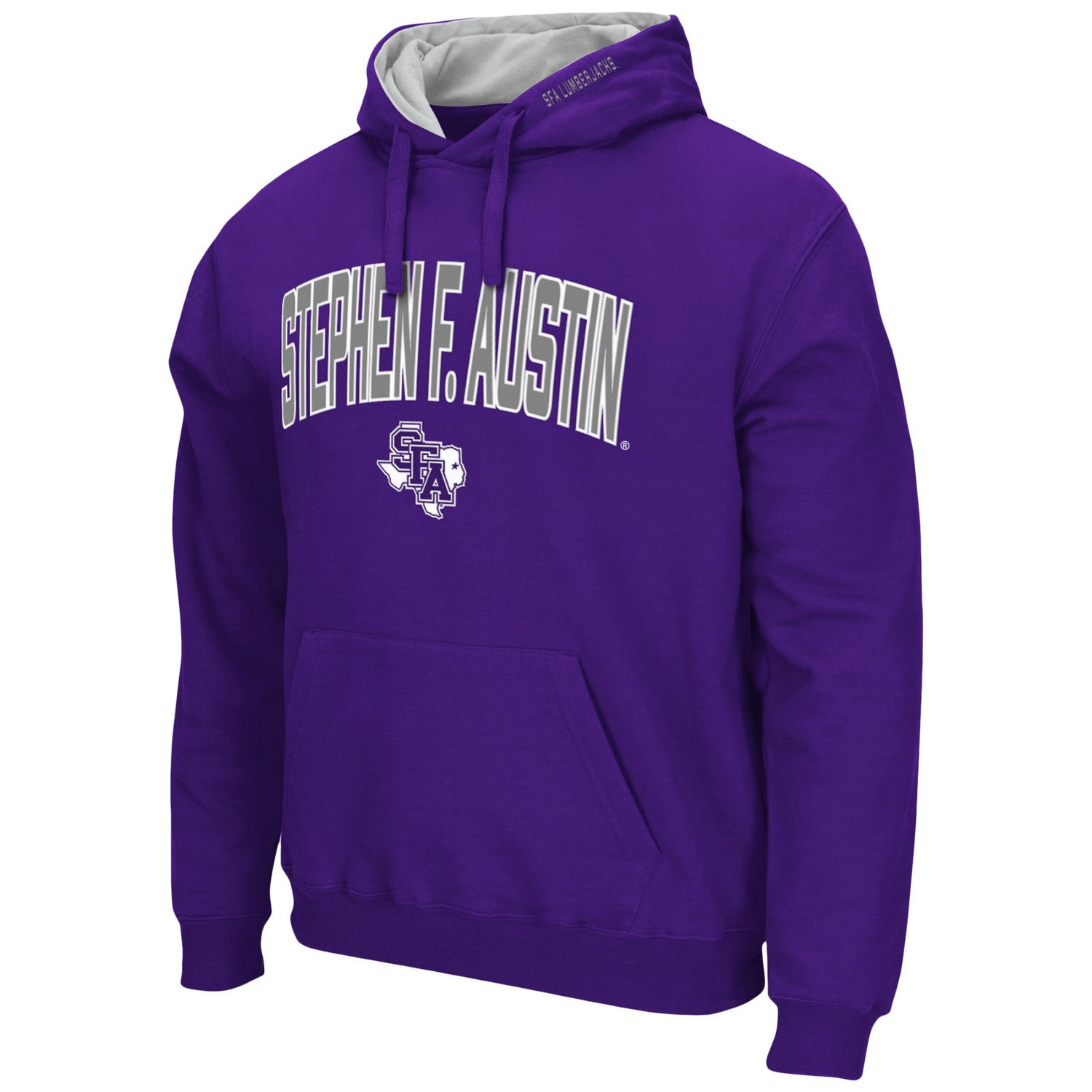 Colosseum Stephen F Austin Lumberjacks Arch and Logo Pullover Hoodie - view number 2