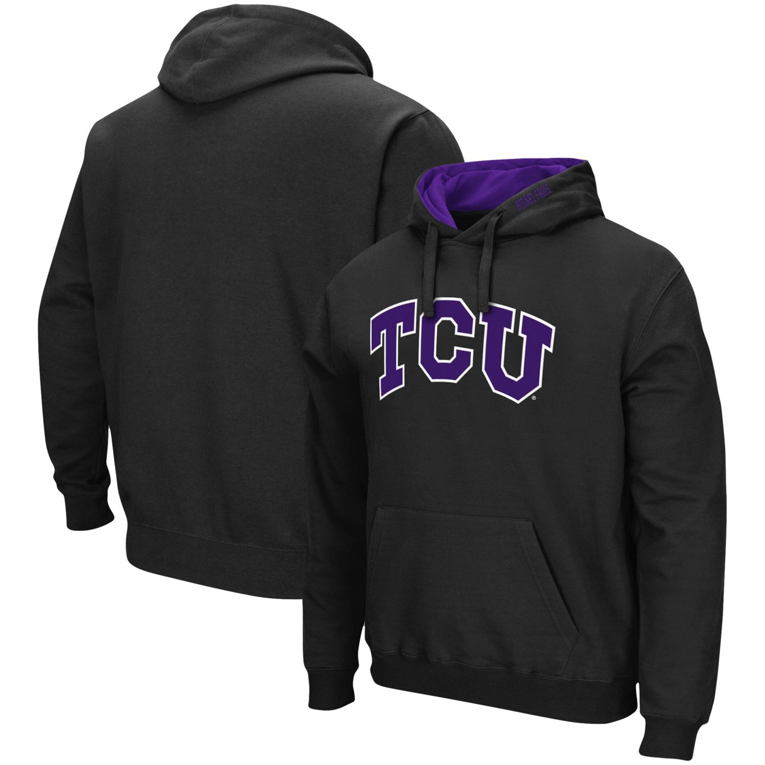 Colosseum TCU Horned Frogs Arch  Logo 30 Pullover Hoodie