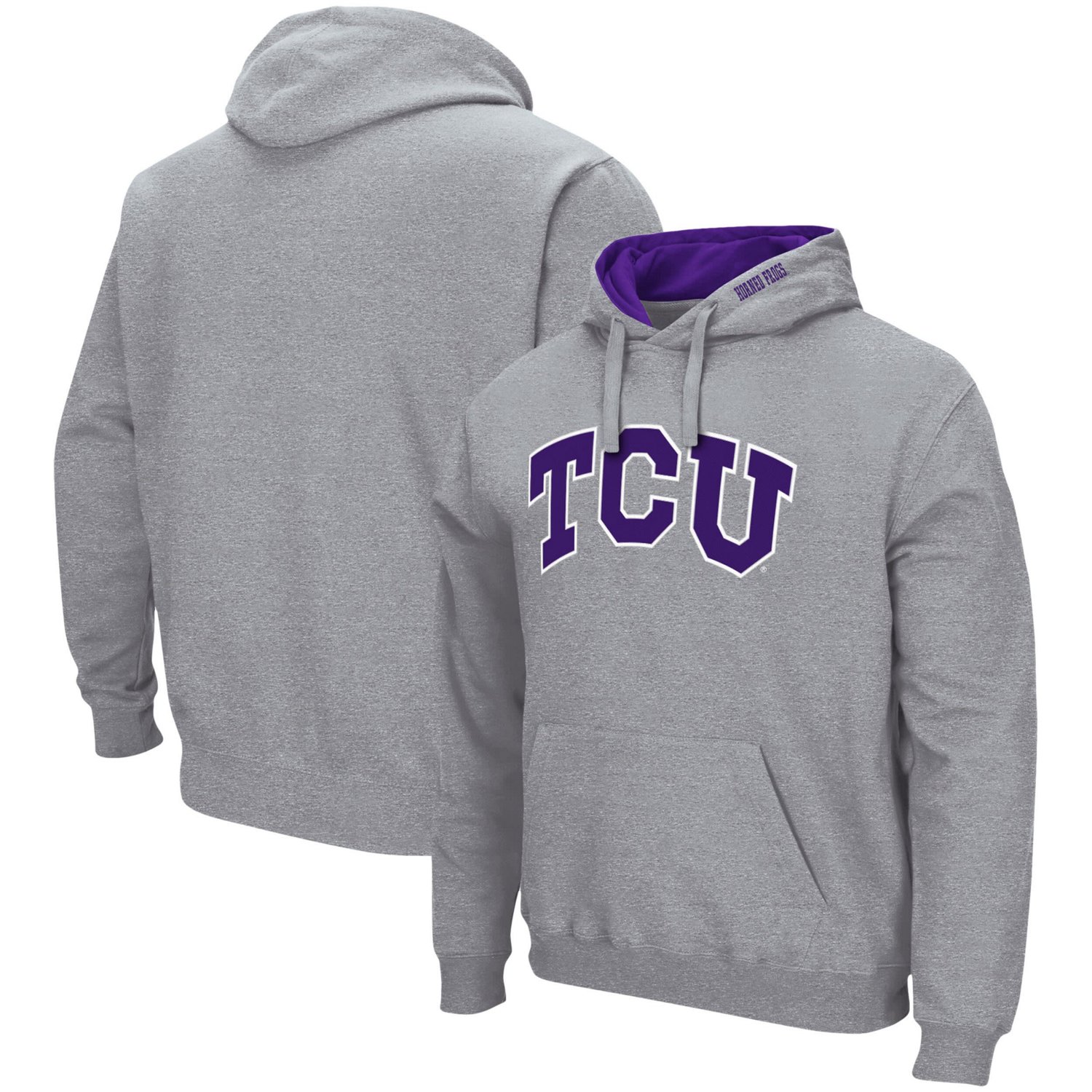 Colosseum TCU Horned Frogs Arch  Logo 30 Pullover Hoodie                                                                         - view number 1