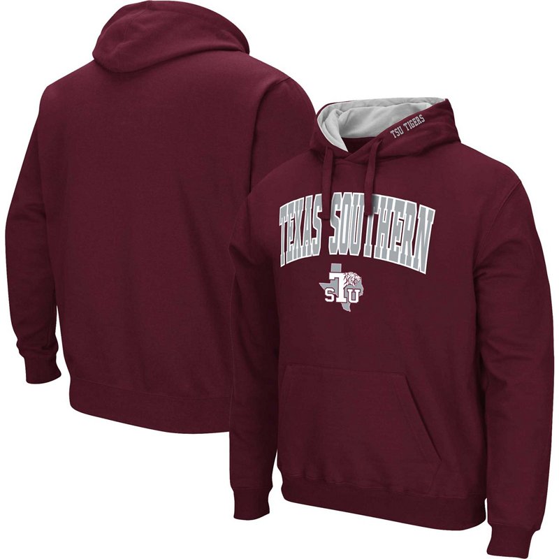 Colosseum Texas Southern Tigers Arch Logo 30 Pullover Hoodie-image