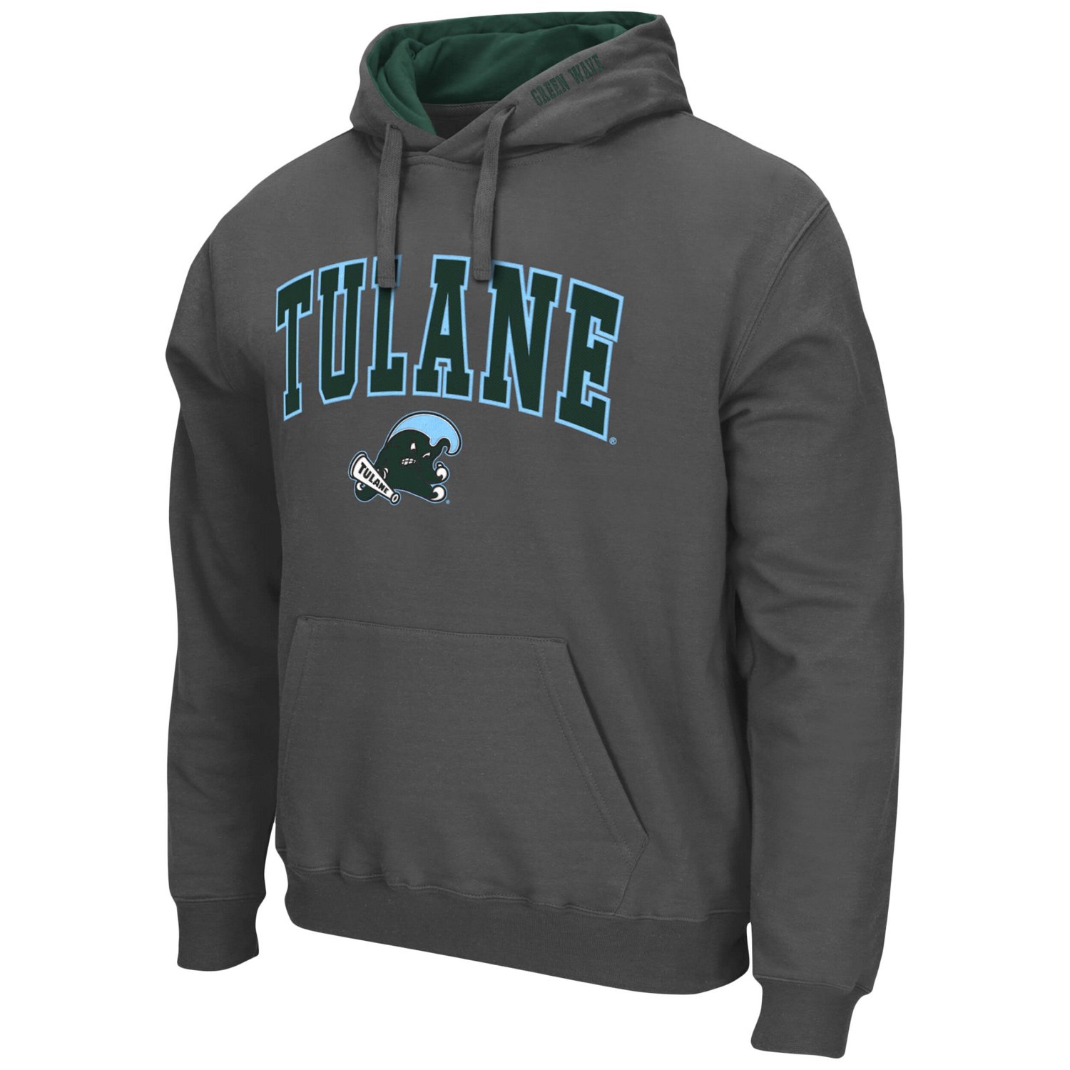 Colosseum Tulane Wave Arch and Logo Pullover Hoodie                                                                              - view number 2