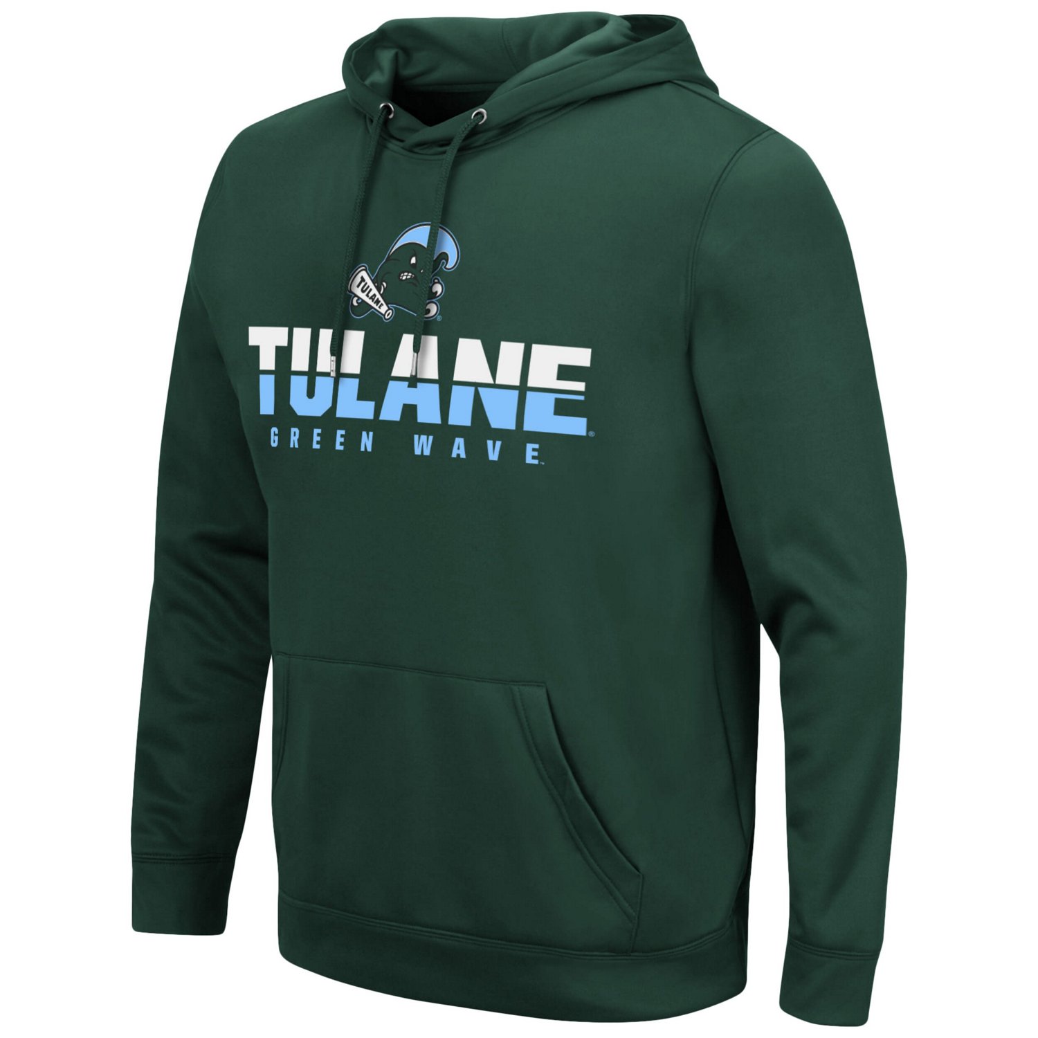 Colosseum Tulane Wave Lantern Pullover Hoodie                                                                                    - view number 2